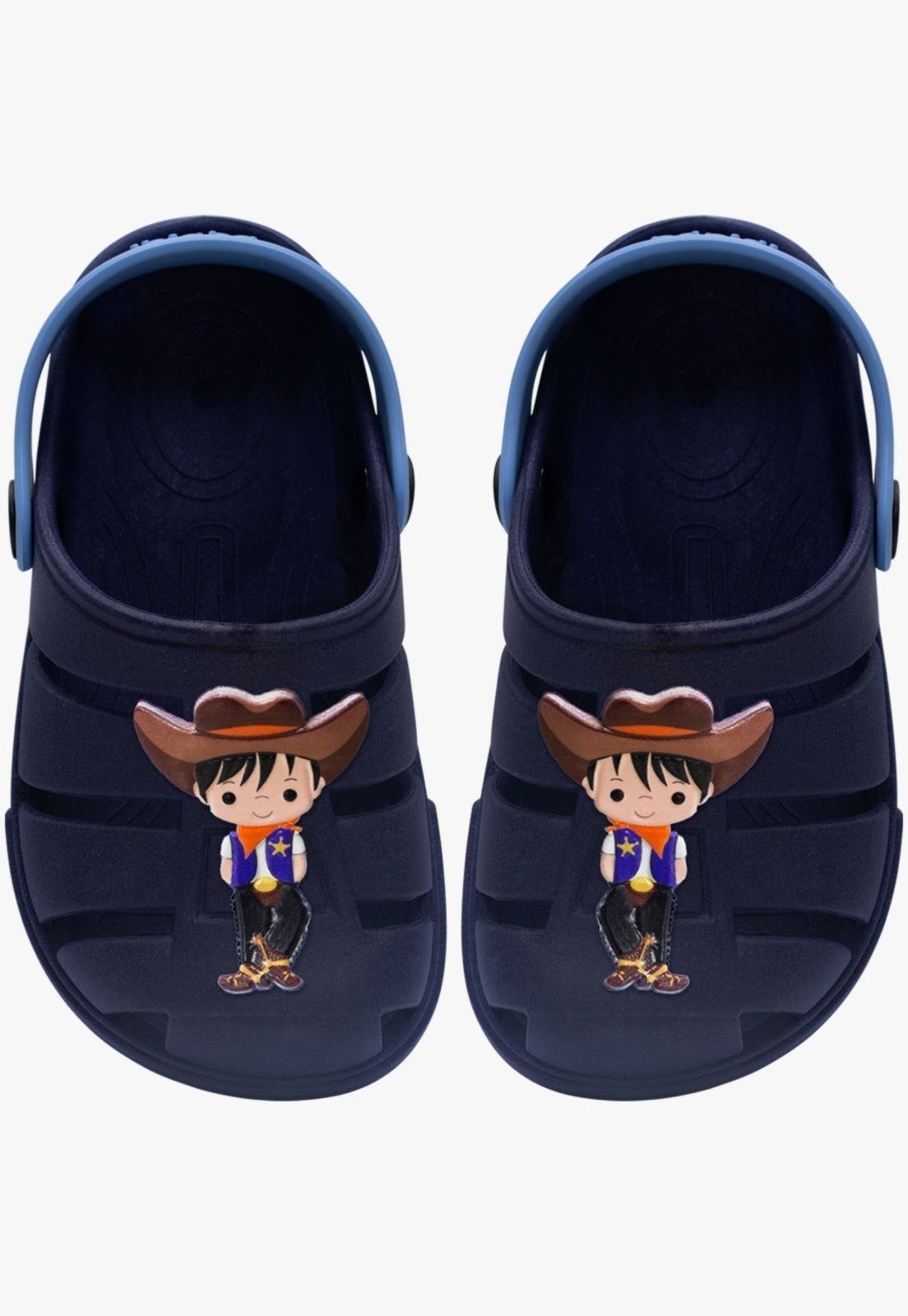 Infantil – Sandalia Babuche Masculino Pópidi Chinelo Cowboy Marinho