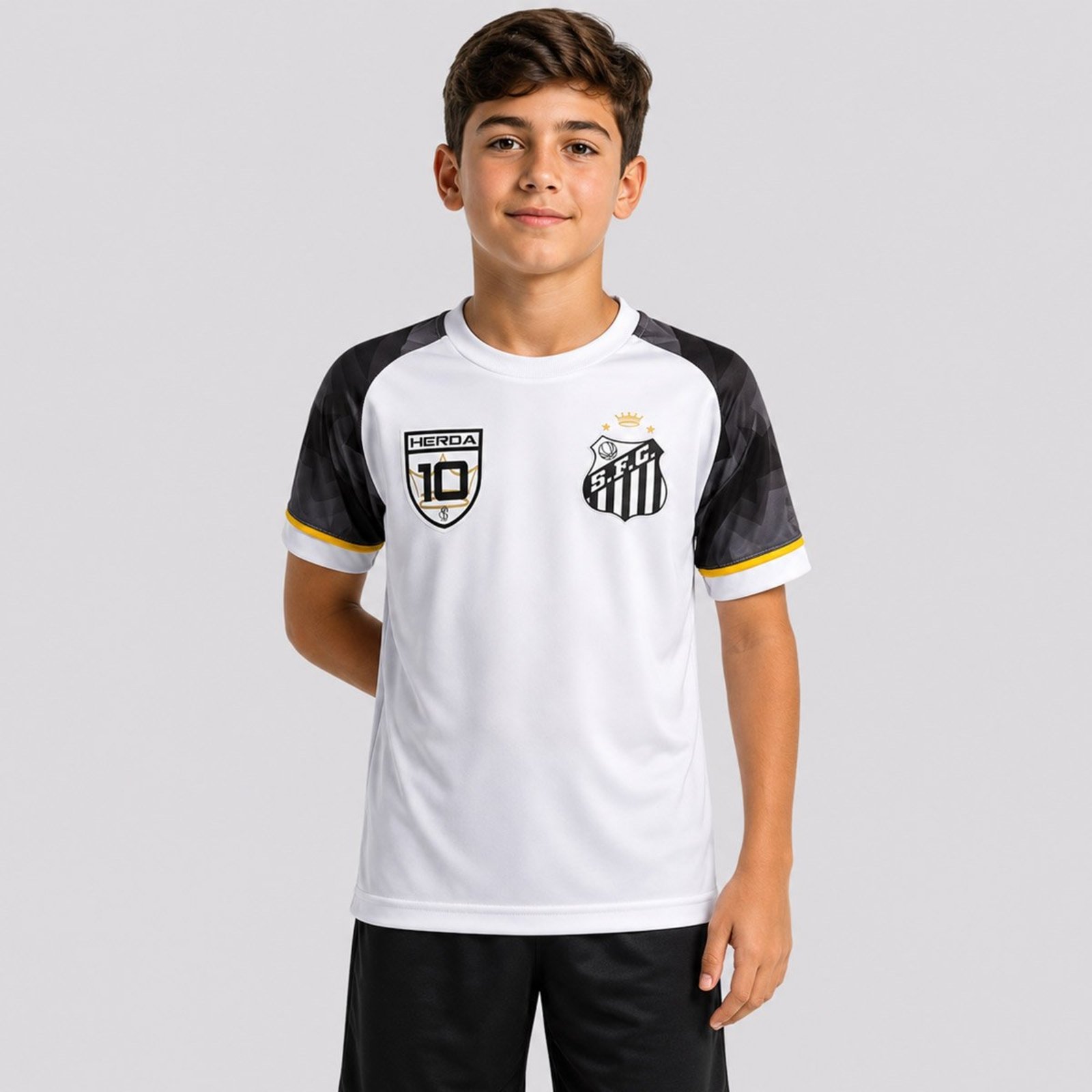 Camisa Santos Asthor Juvenil Branca