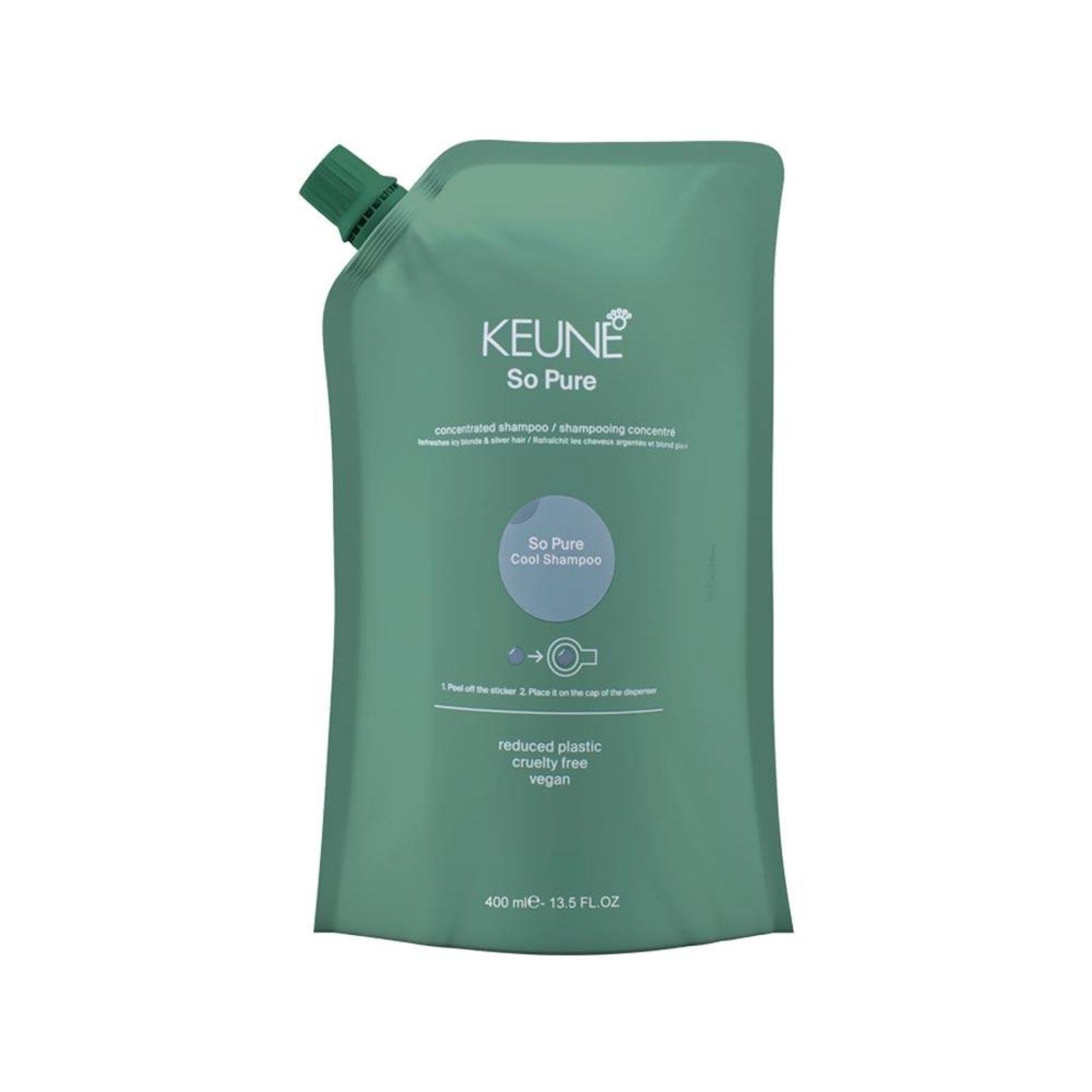 Keune So Pure Cool Shampoo Refil 400ml