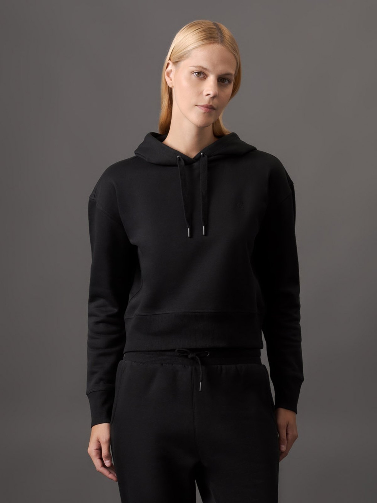 Casaco Feminino Moletom Logo Re Issue Calvin Klein Jeans - Preto Calvin Klein Jeans