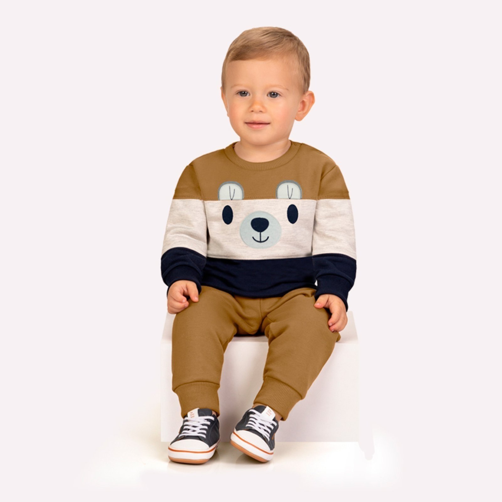 Infantil - Conjunto Menino Bordado Milon