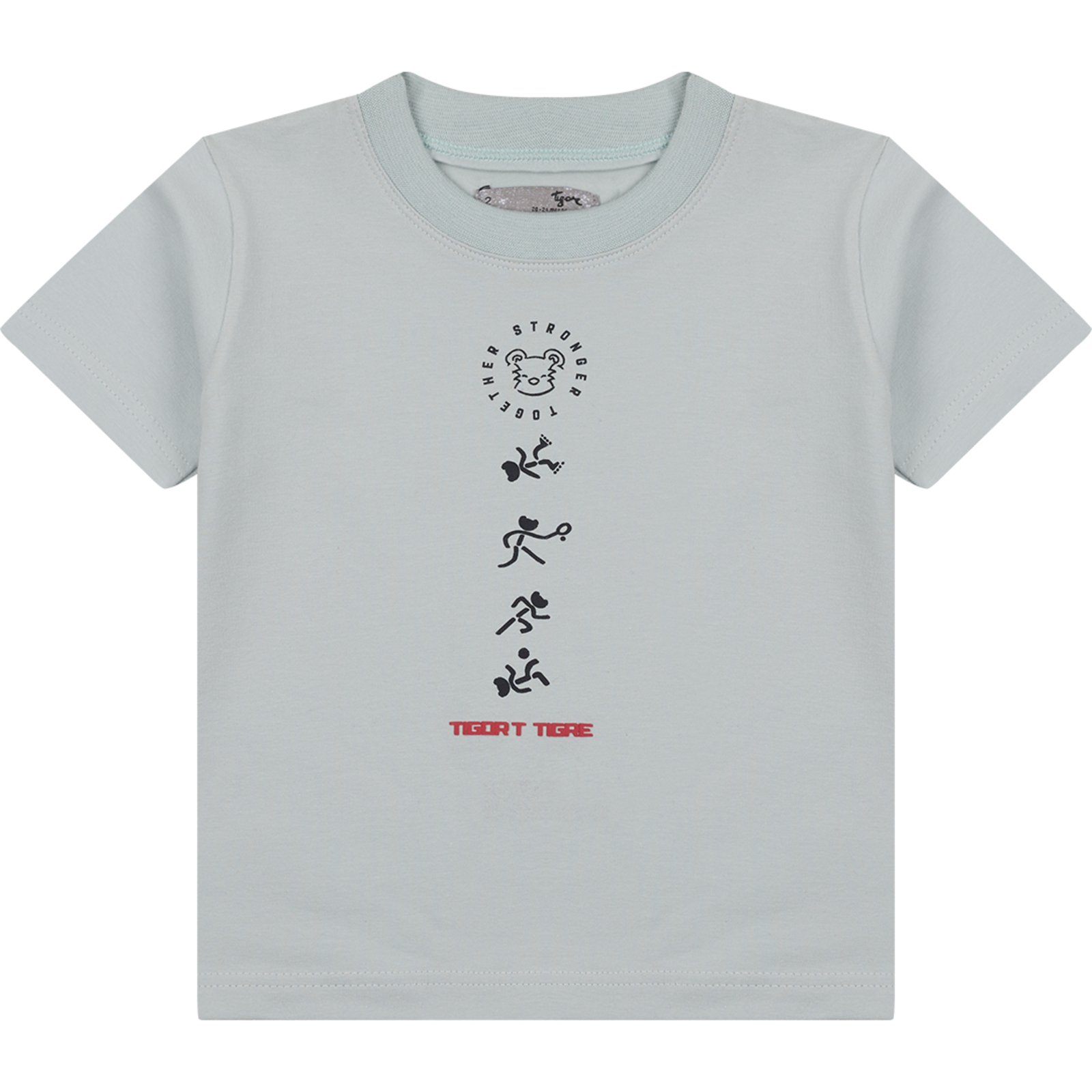 Infantil - Camiseta Manga Curta Masculina Tigor T. Tigre