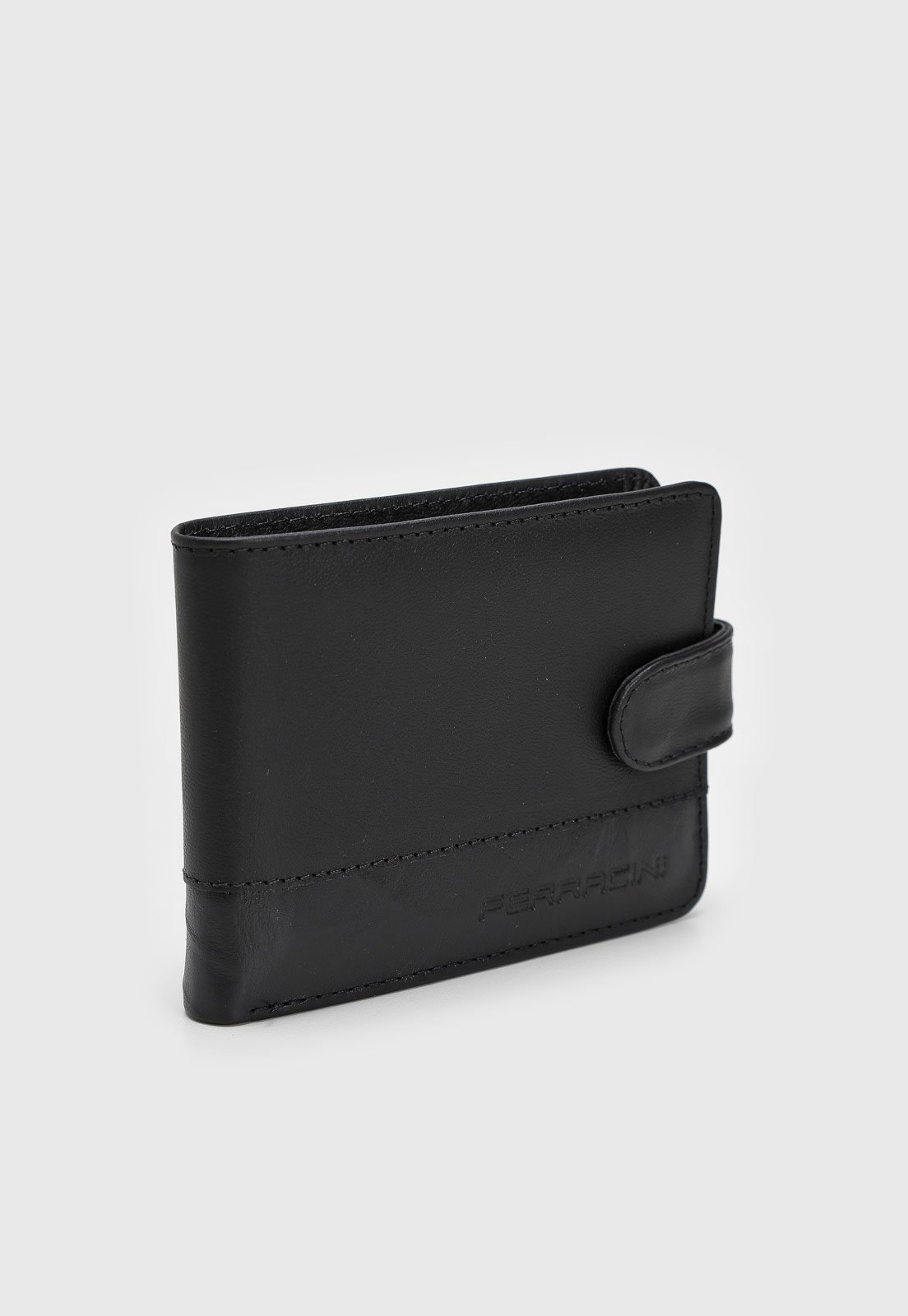 Carteira Masculina Ferracini Logo Preta