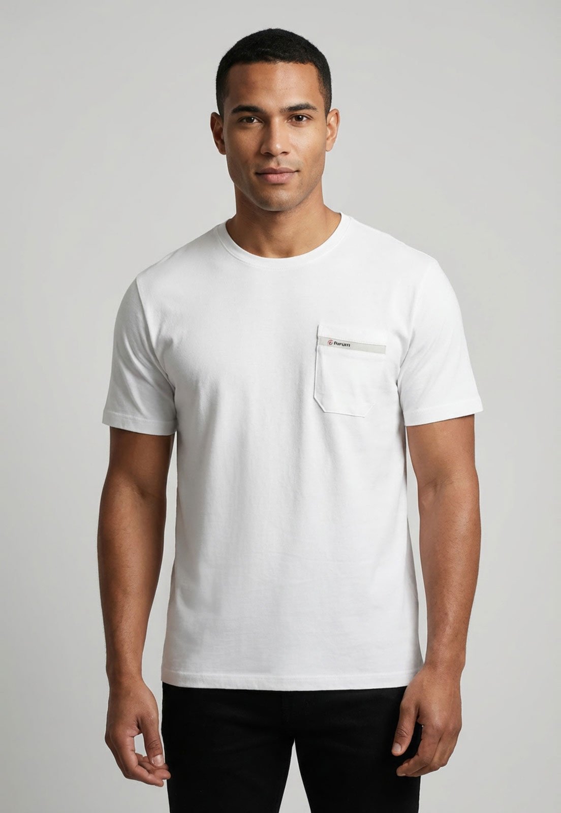 Camiseta Masculina Forum Bolso Branca