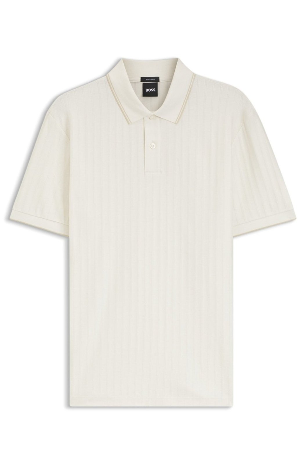 Polo Listrada Em Algodão