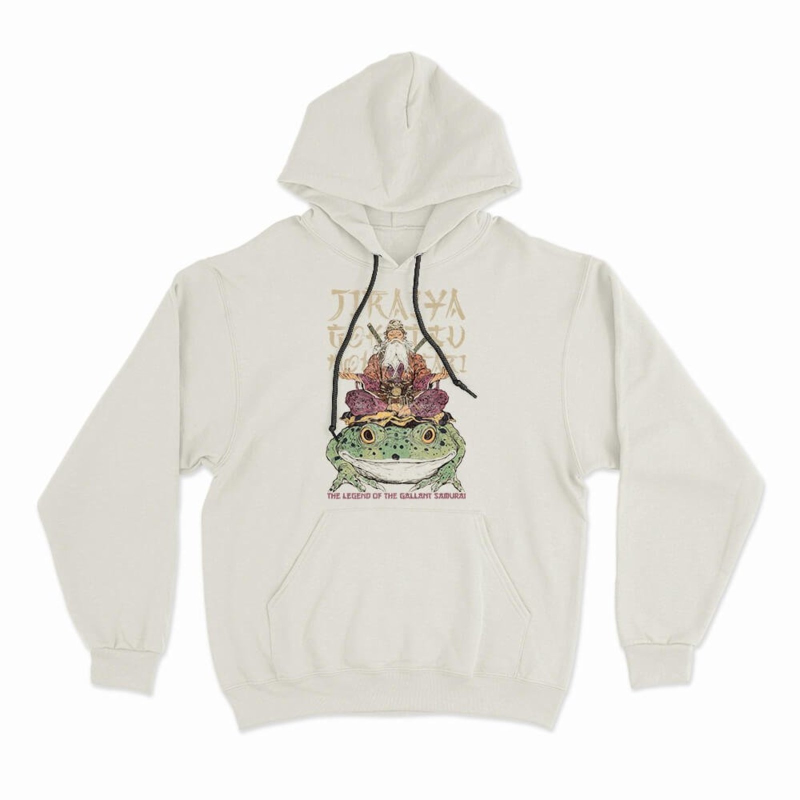 Moletom Com Capuz Gallant Jiraiya - Off White - Casual - Studio Geek