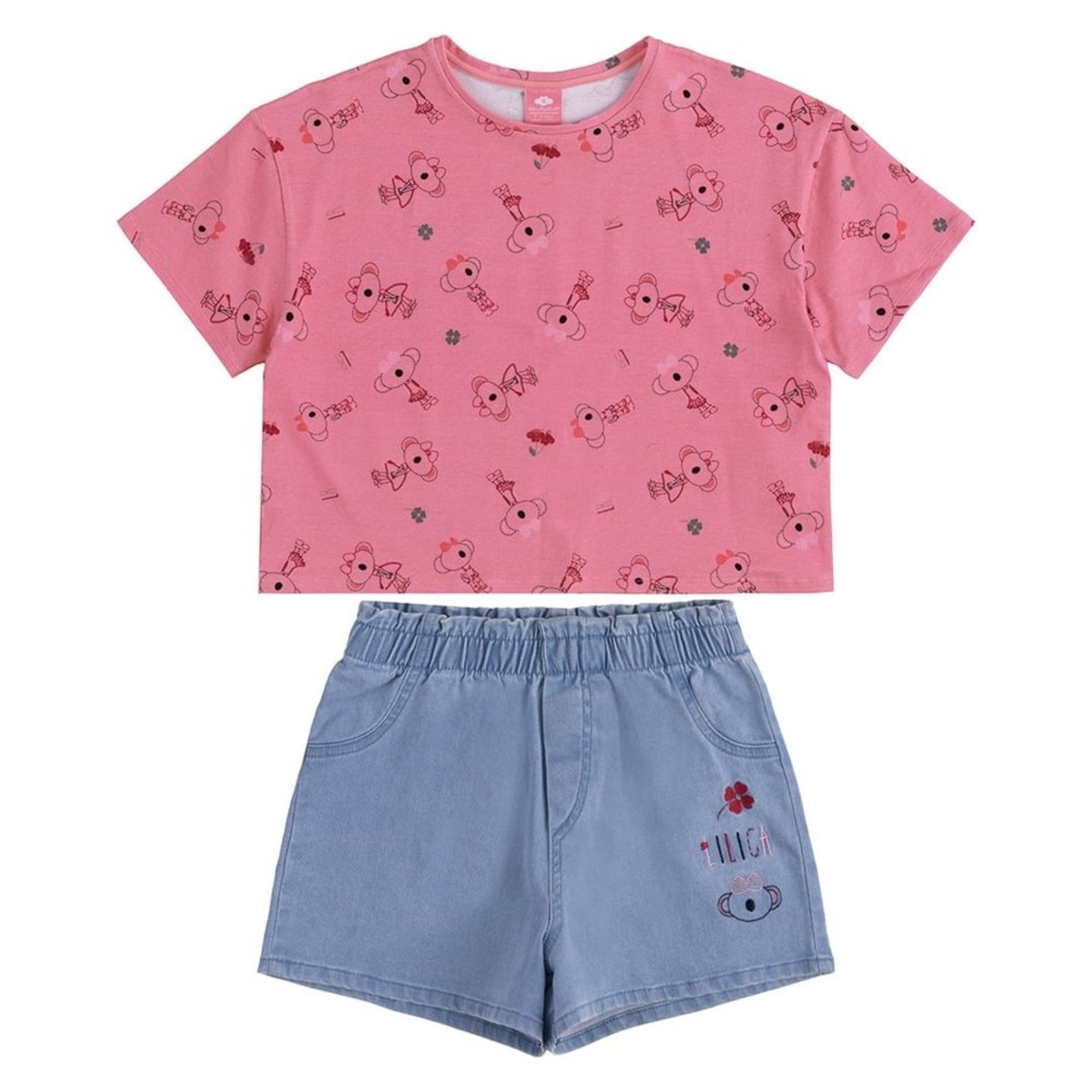 Infantil - Conjunto Estampado Menina Lilica Ripilica