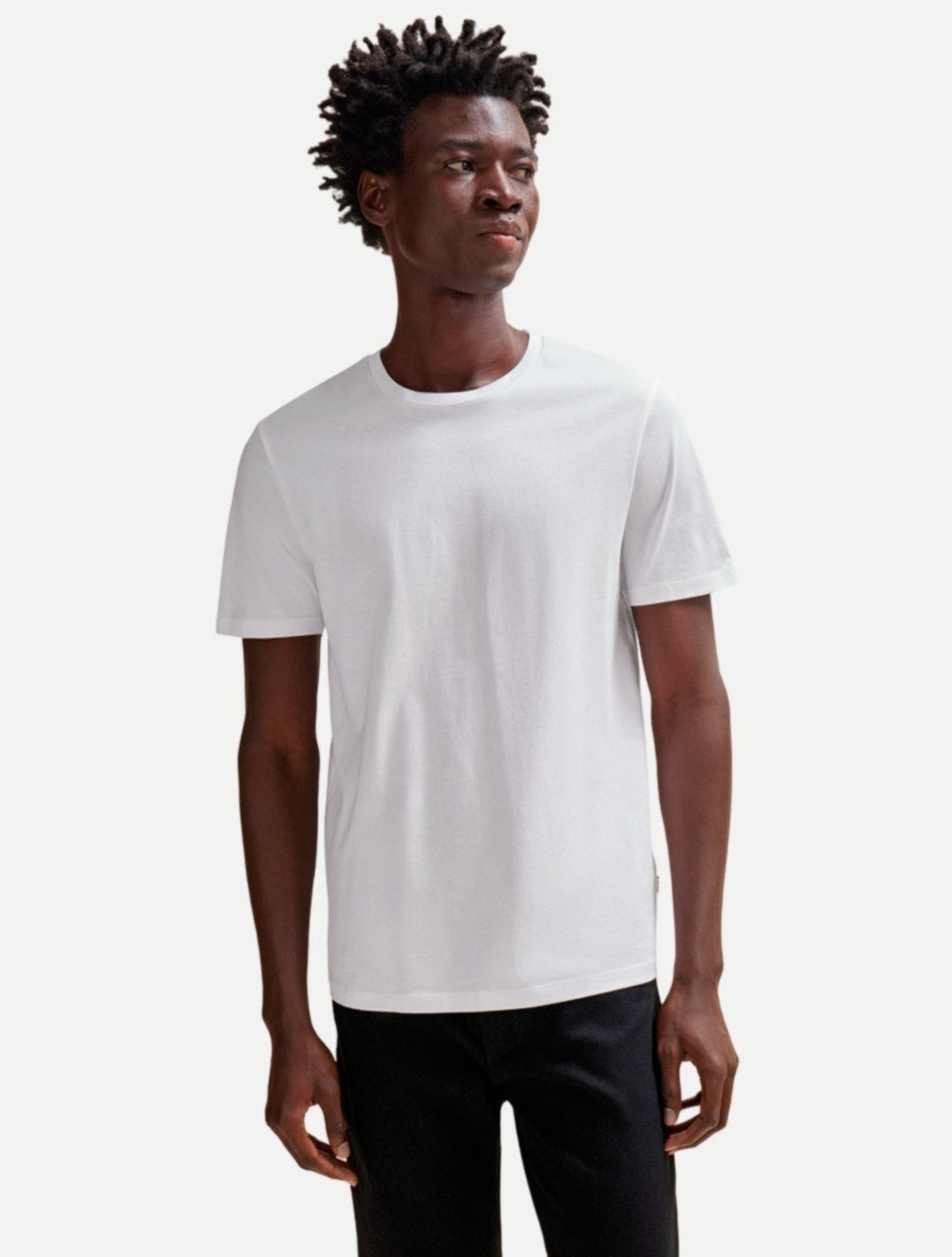 Camiseta Hugo Boss Masculina Slim Fit Tessler 150 Branca