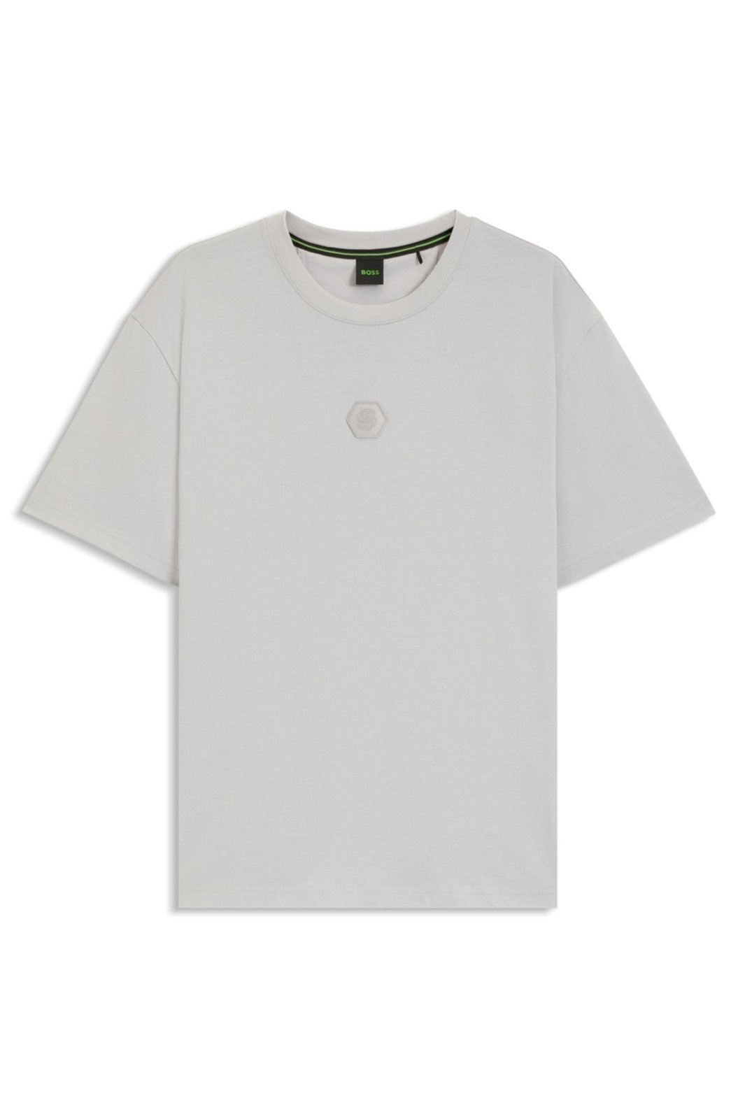 Camiseta em jersey de algodão com monograma Double B