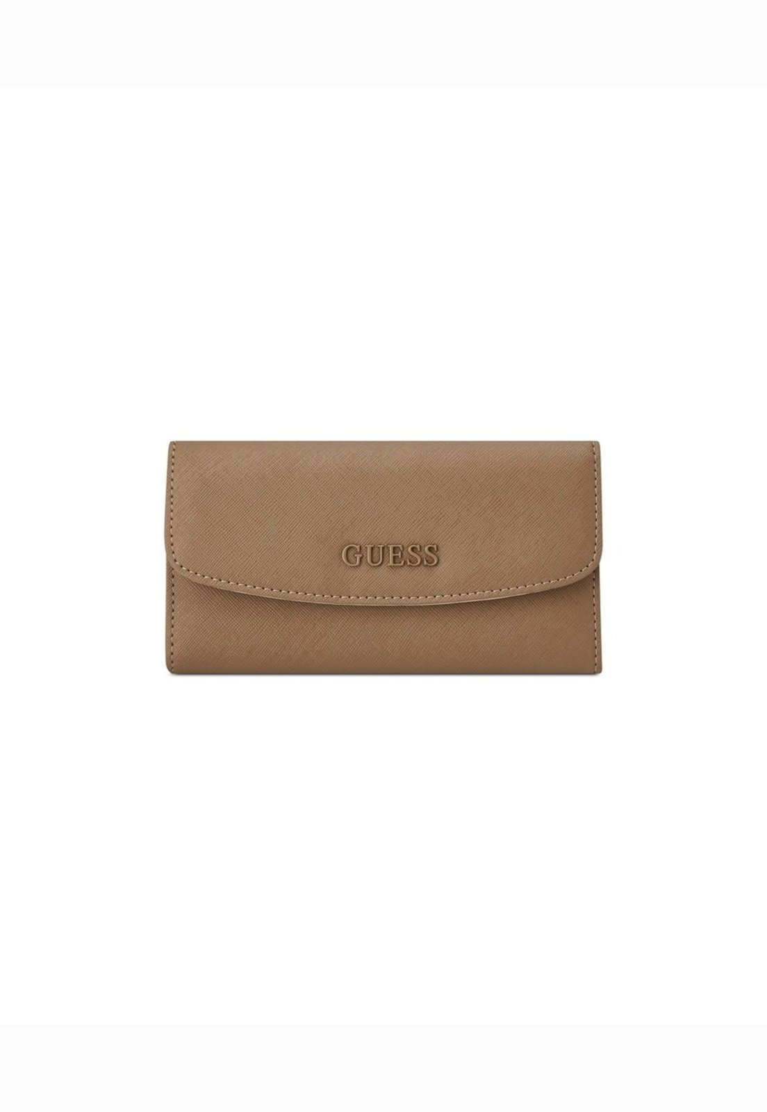 Carteira Guess Remy Slim Clutch Bege
