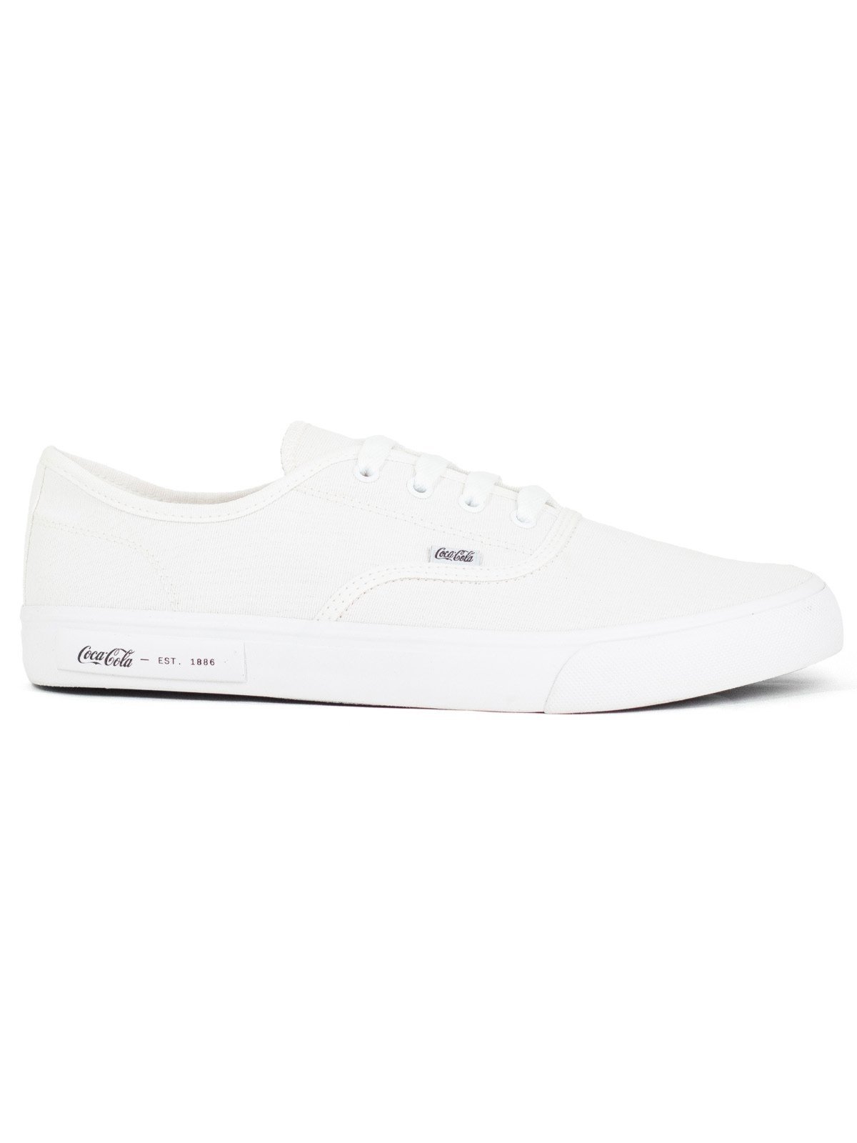 Tênis Masculino Coca Cola Shoes Casual Kick Travel Confortável Cadarço Branco