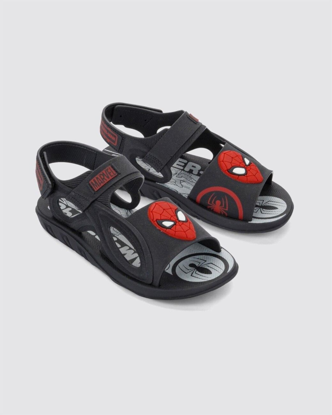 Infantil - Sandália Grendene Marvel Power Preto