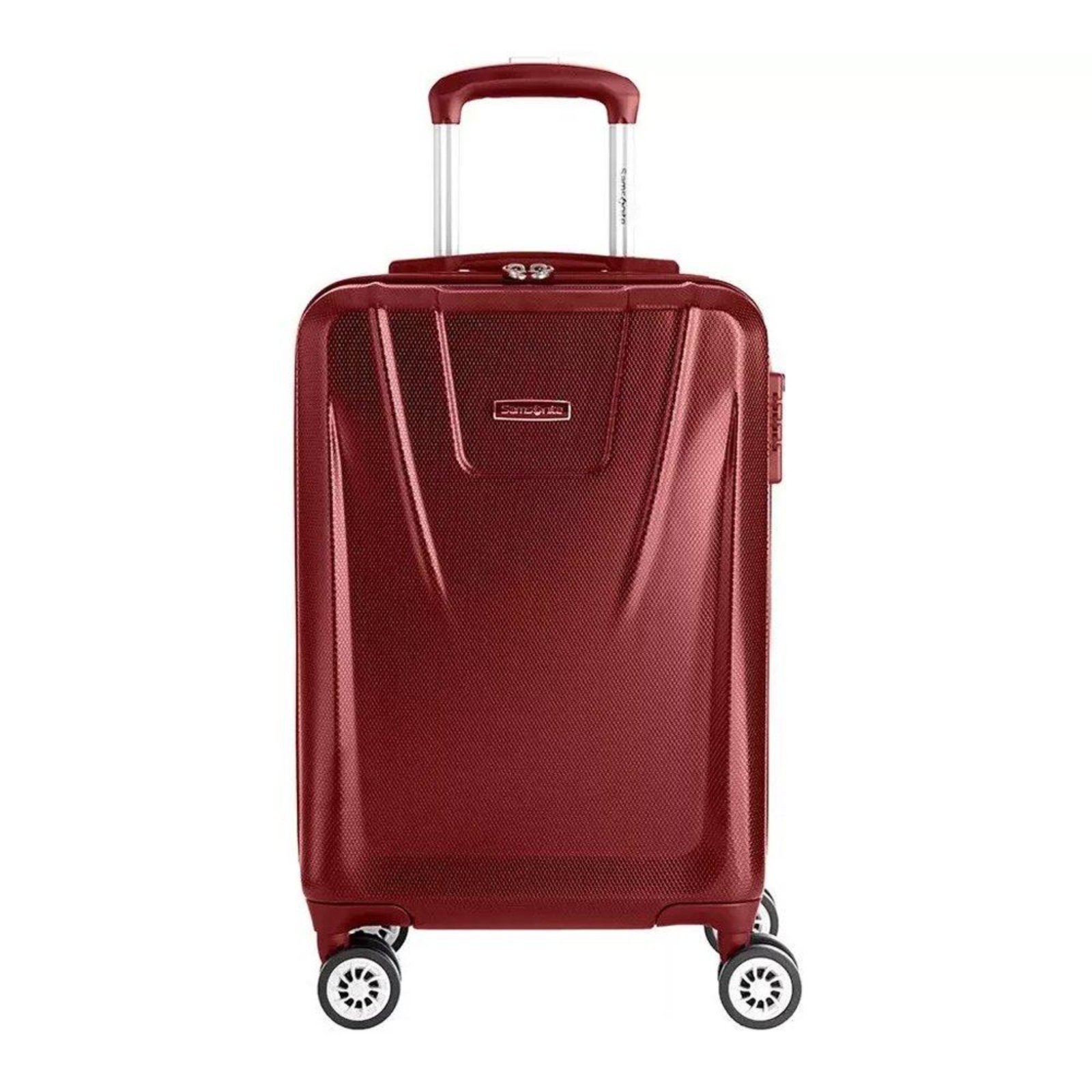 Vista 2 Mala De Viagem Samsonite Derby Pequena Vermelho incolor Samsonite incolor