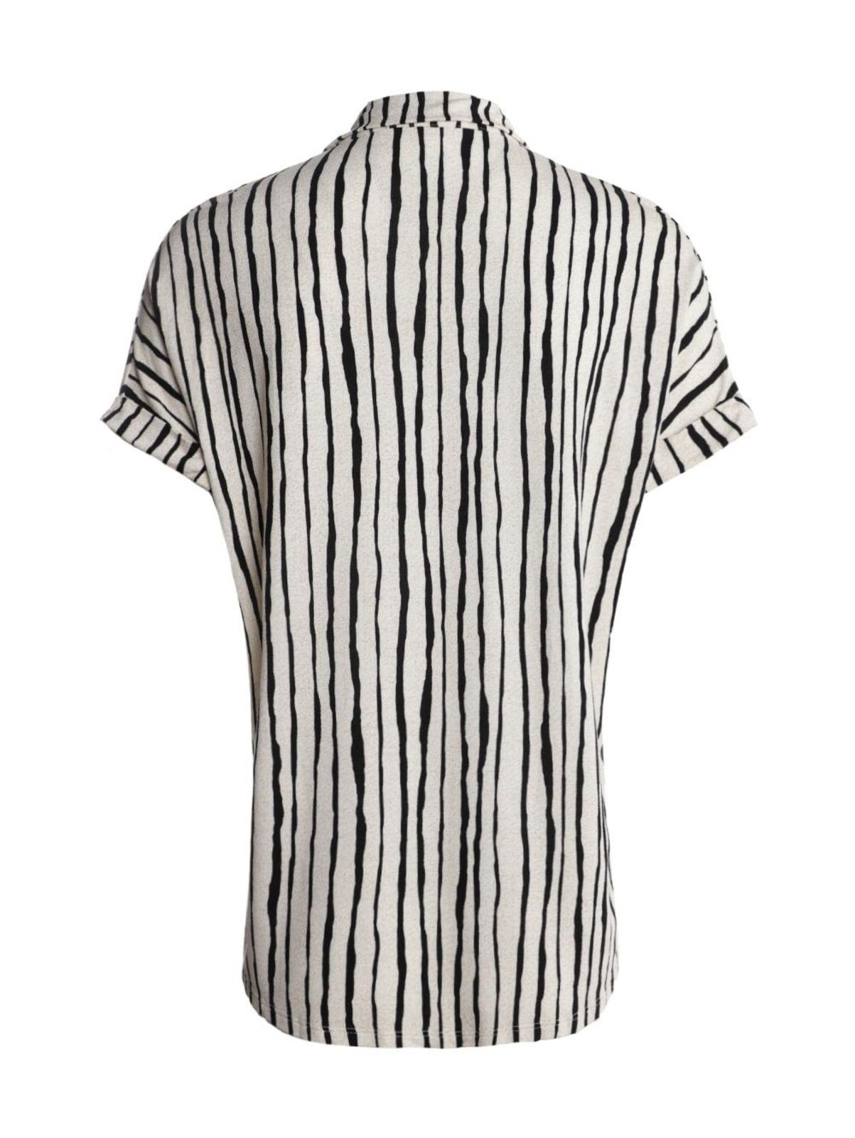 Vista 3 Camisa Crepe De Viscose Autentique Feminina PRETO unico Autentique unico