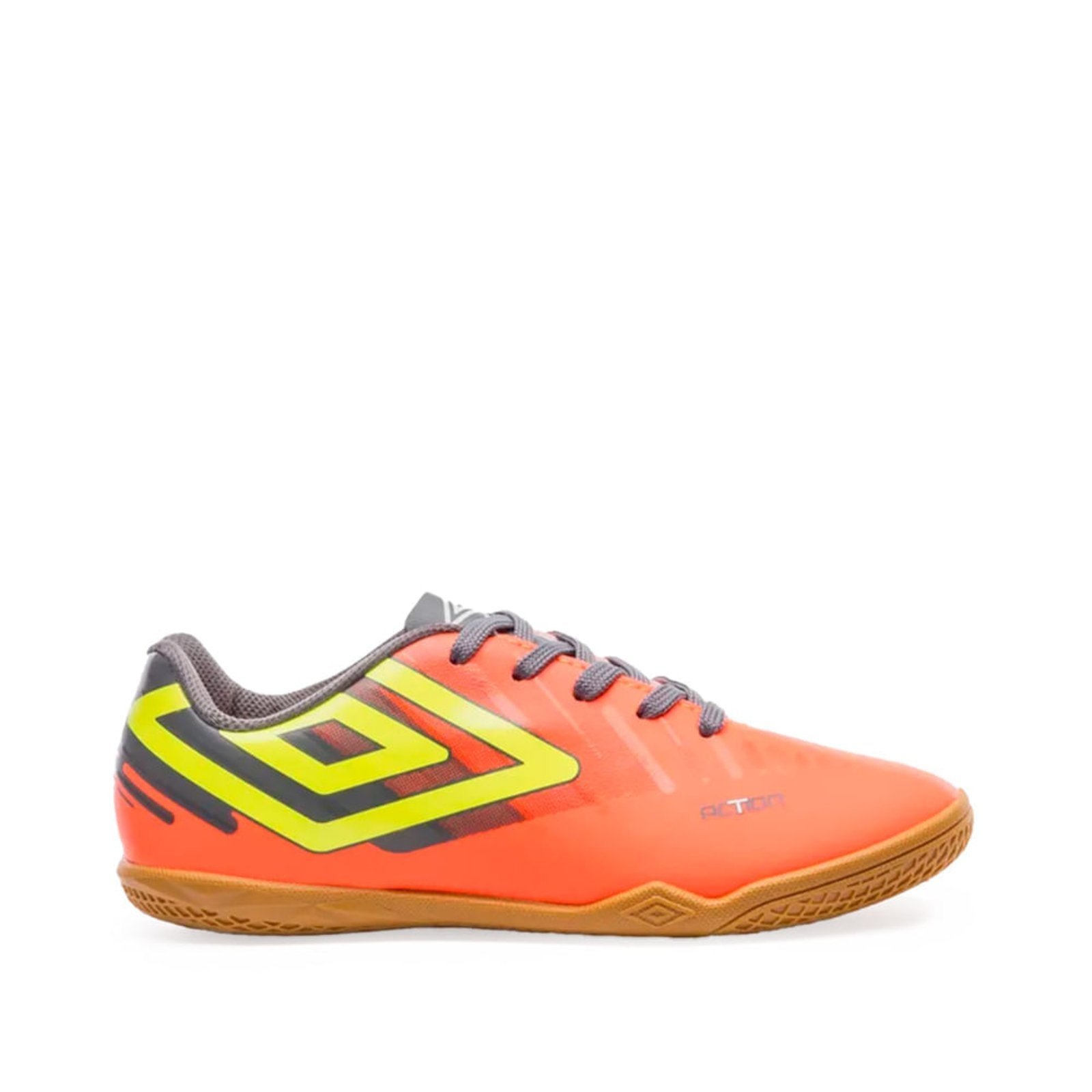 Infantil – Chuteira Umbro Futsal Action Estilo Verniz Coral