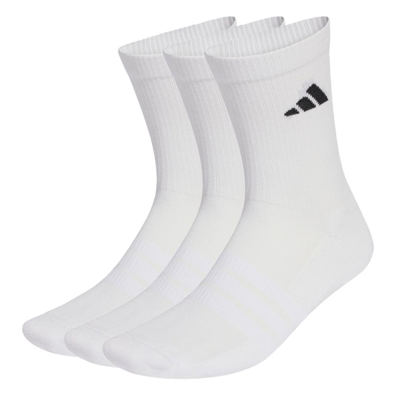 MEIAS ESPORTIVAS CUSHIONED CREW 3 PARES adidas Performance Branco