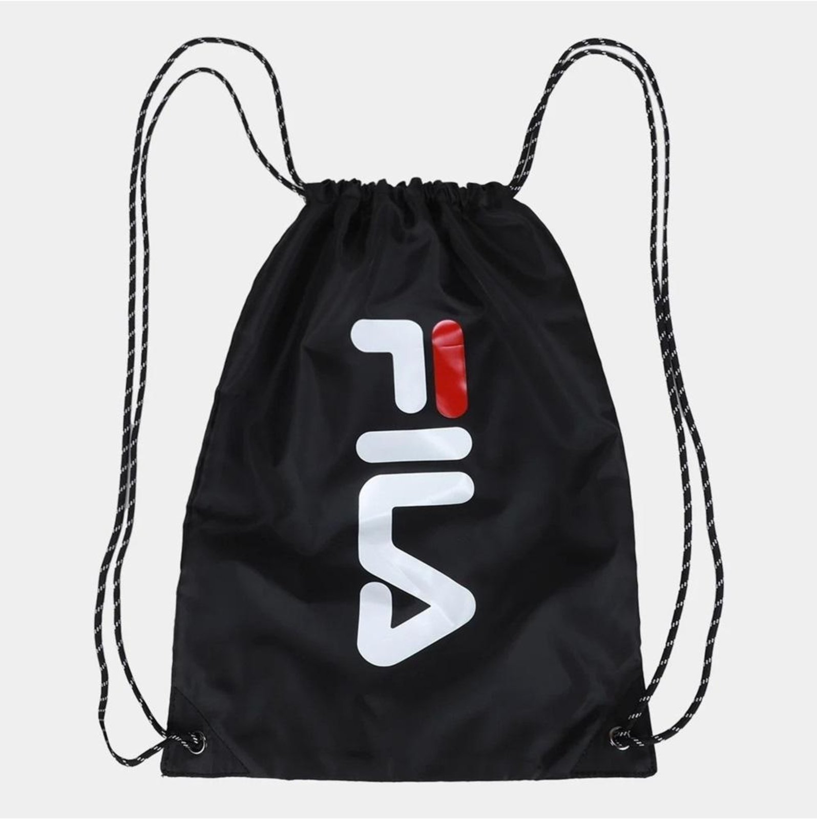 Vista 2 Título: Sacola Fila Gym Basic Esportiva Prática 1299240 UN preto Fila preto
