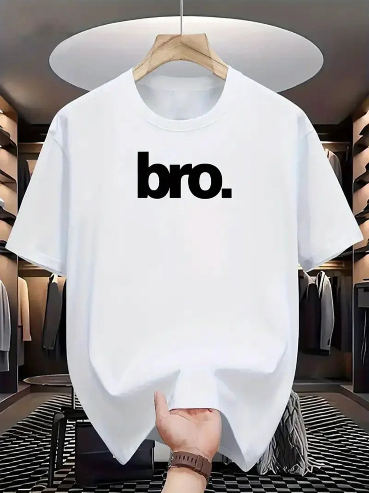 Camiseta Estampada Bro Safira Moda Algodão Branca