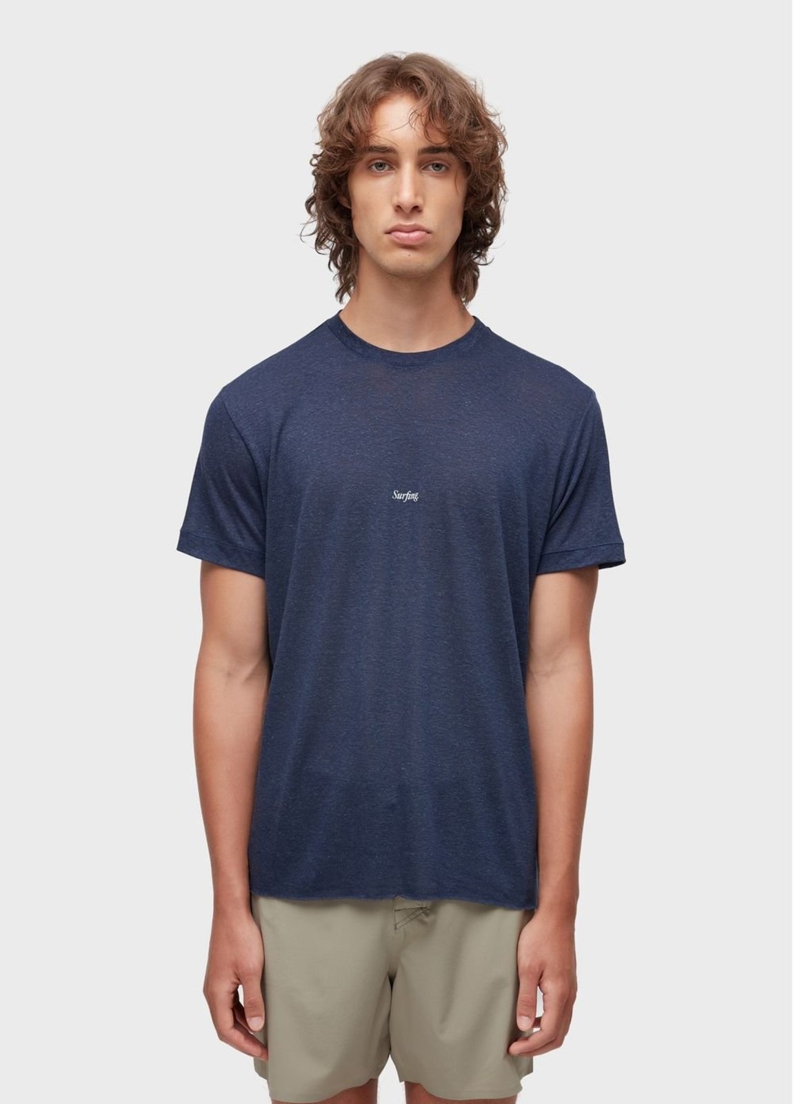 T-shirt minimal surfing light linen mc OSKLEN