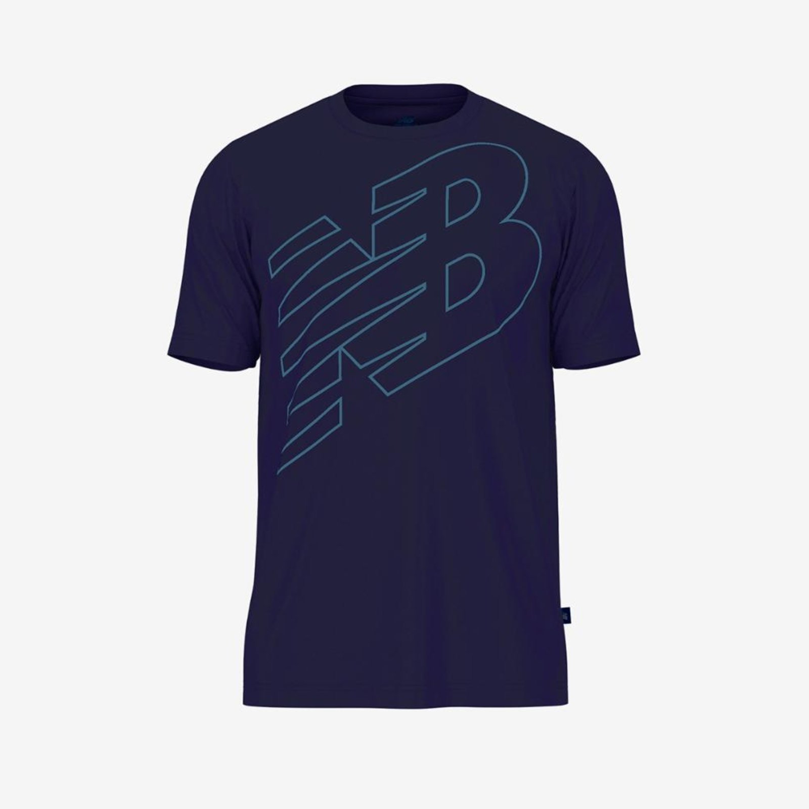 Vista 2 Camiseta Logo Performance Masculina New Balance incolor New Balance incolor