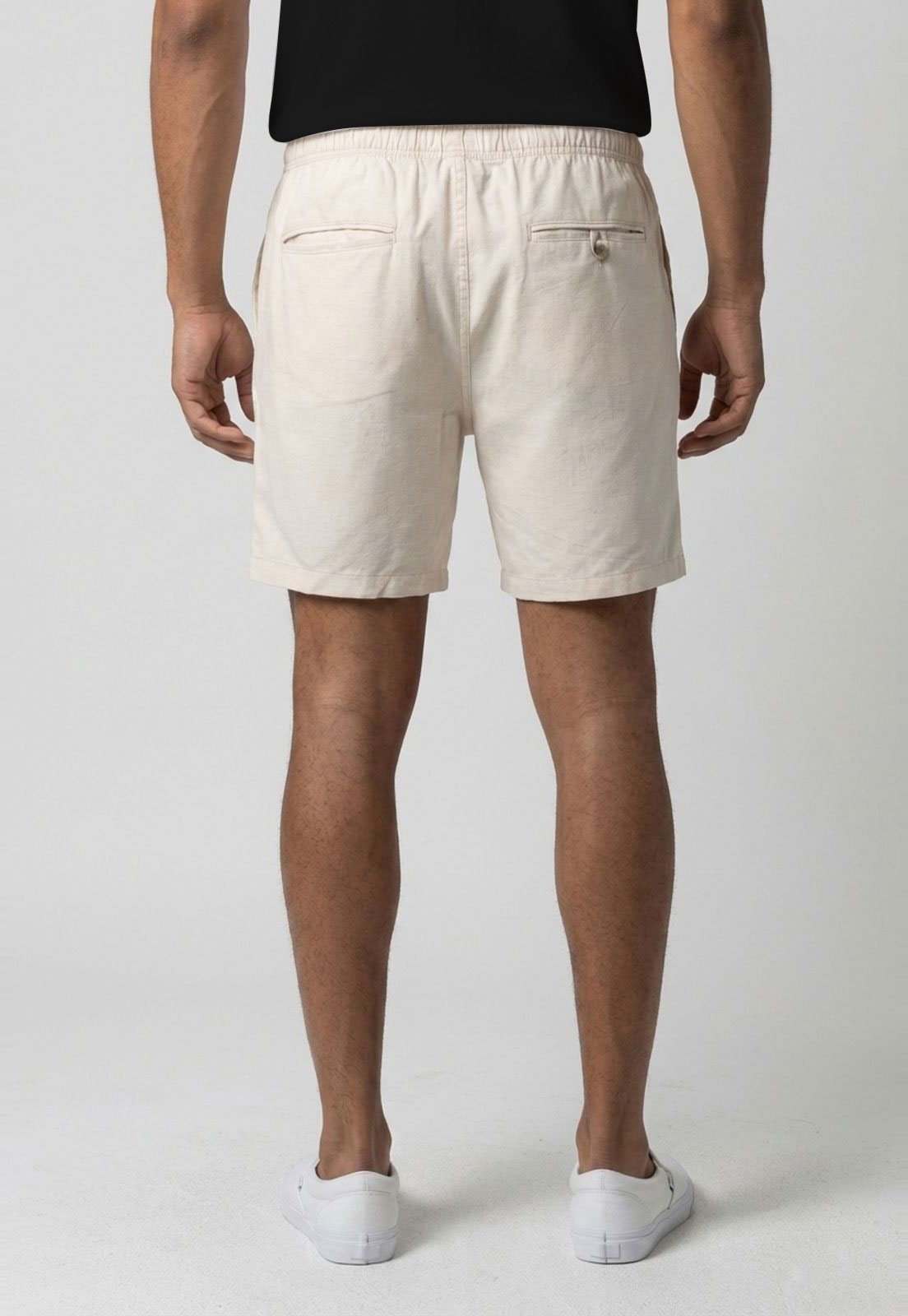 Vista 2 Bermuda Masculina Quiksilver Taxer Beach Off-White off-white white Quiksilver off-white white