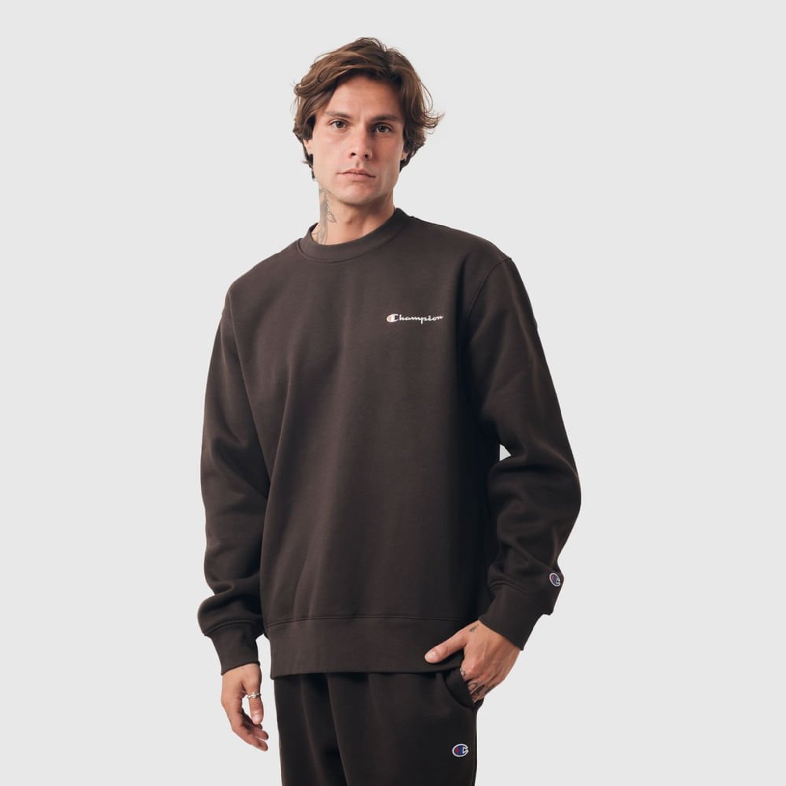 MOLETOM CHAMPION ATHLETIC CREWNECK MINI SCRIPT