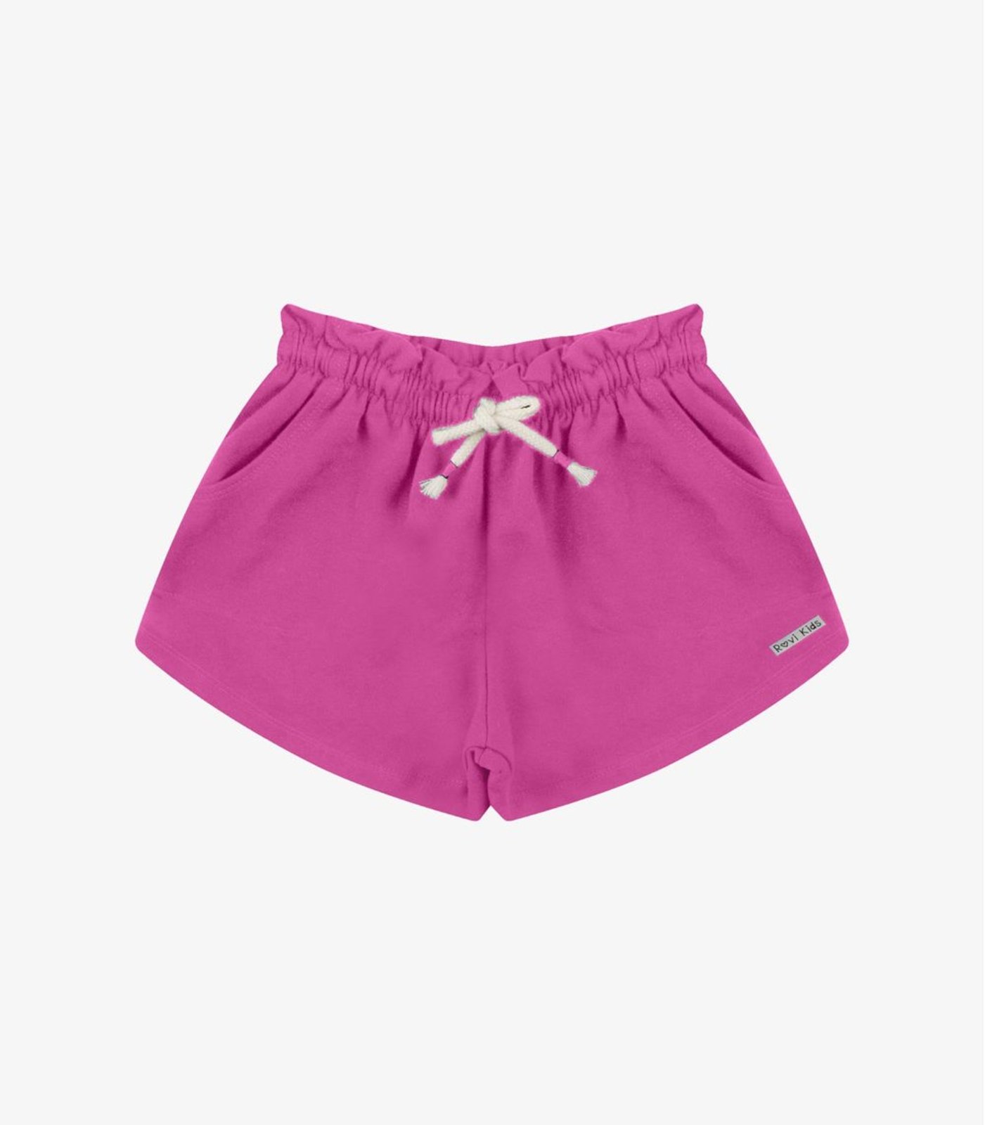 Infantil - Shorts Feminino Moletom Rovi Rosa