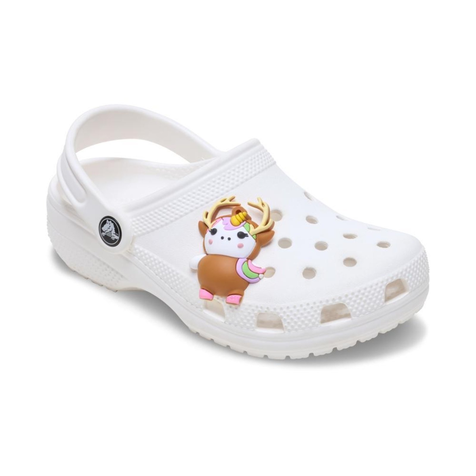 Vista 3 Infantil - Jibbitz™ Unicórnio Para Festas Crocs branco