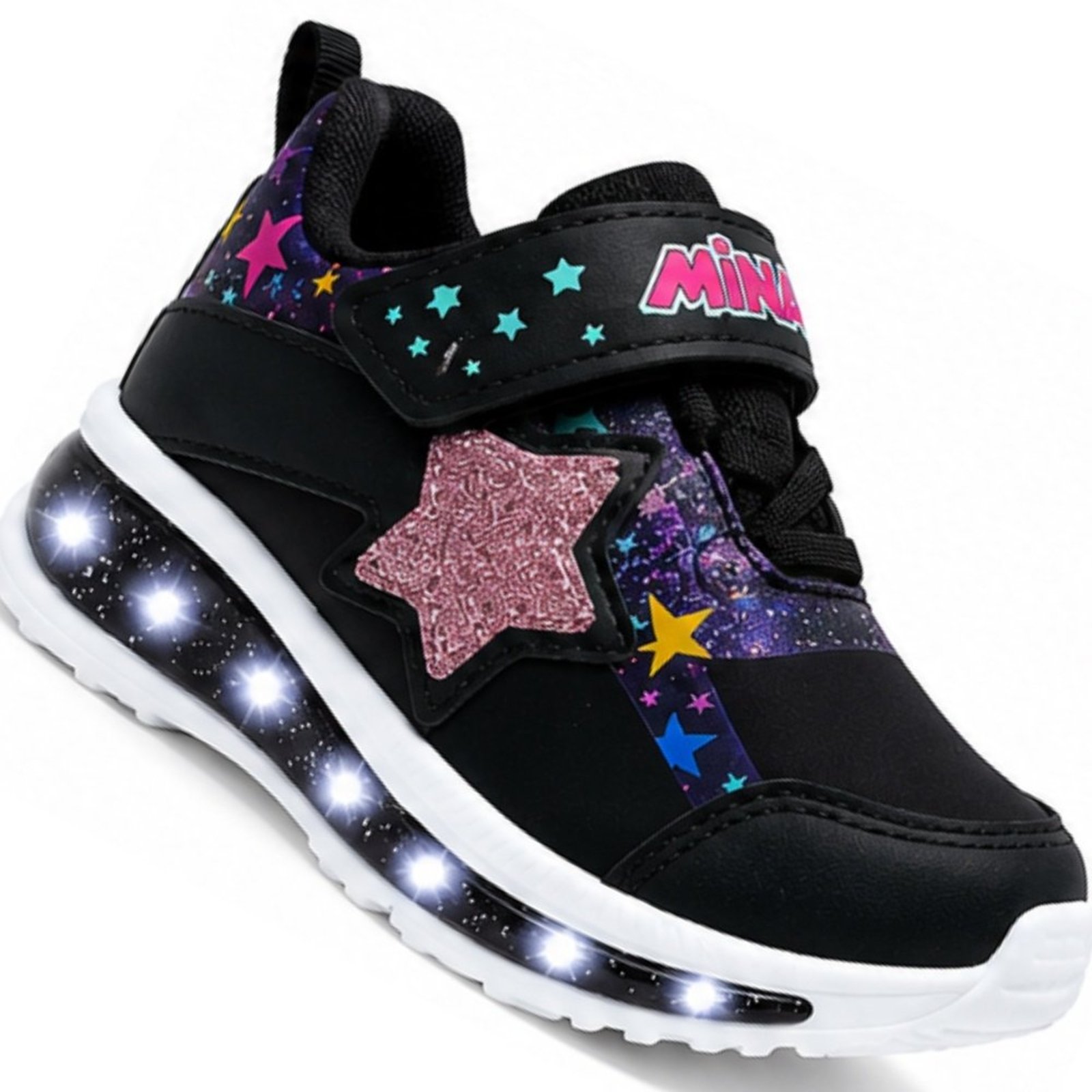 Tenis Com Led Mini-pe Mp2604 Meninas