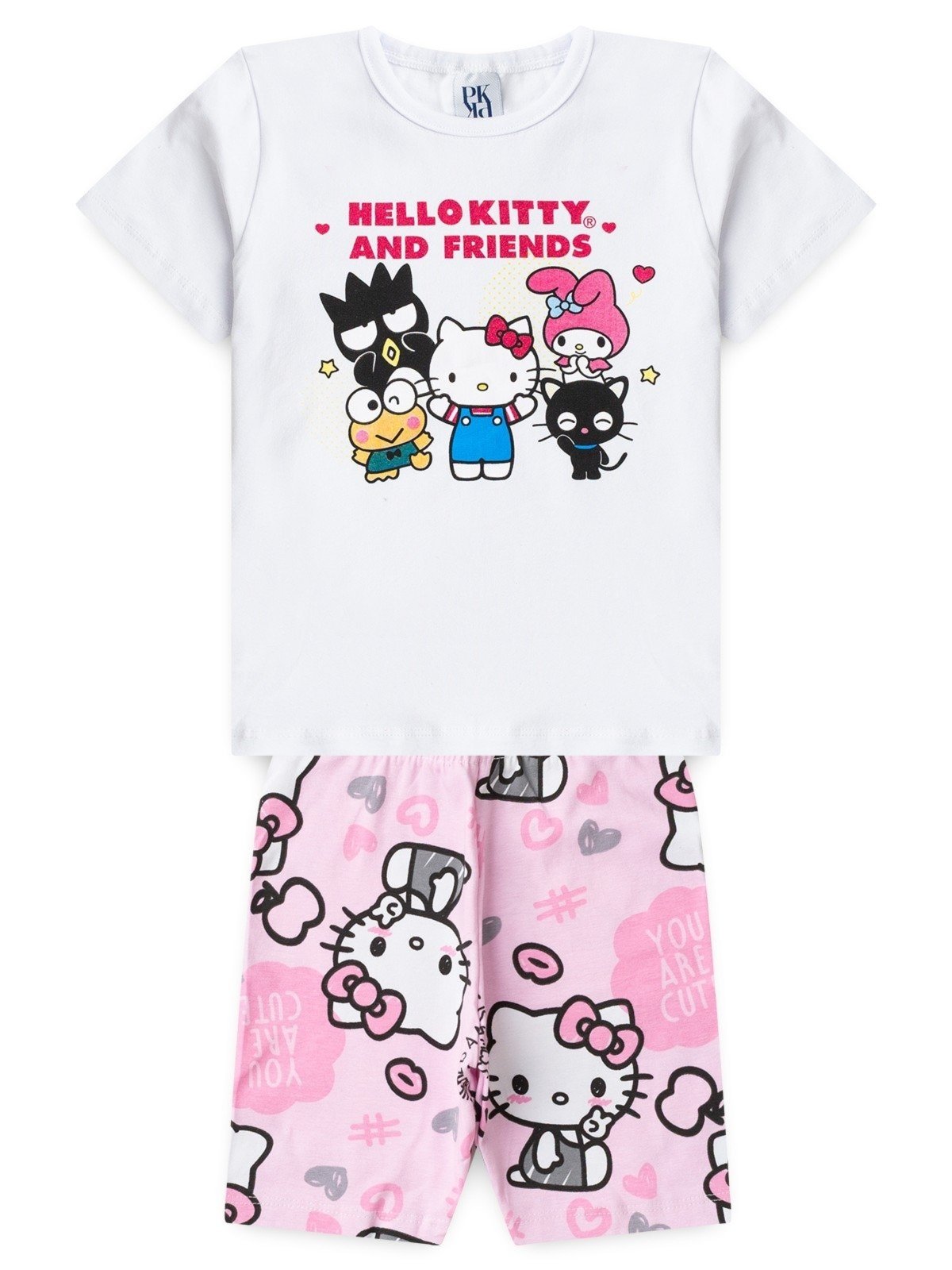 Vista 2 Infantil - Conjunto Hello Kitty Registrando Momentos branco Hello Kitty branco