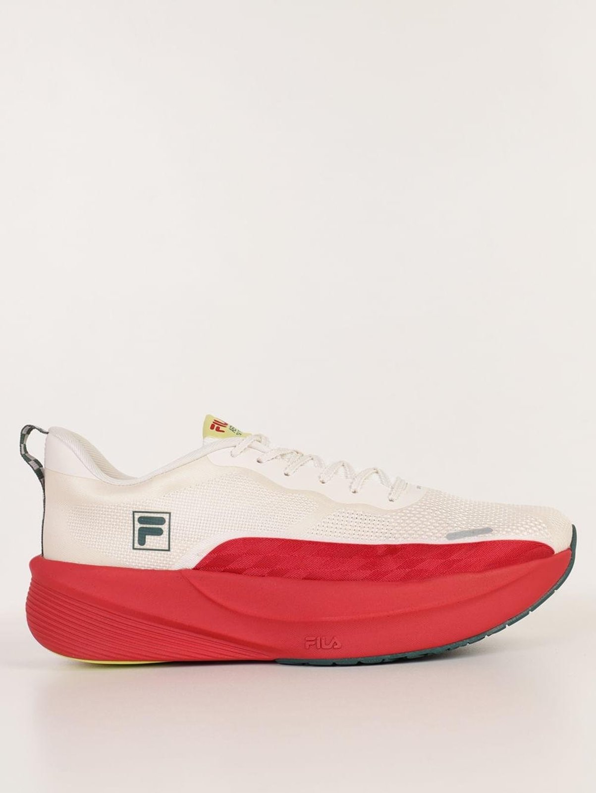 Tênis Esportivo Aero Skyfoam Fila Masculino BEGE/VERMELHO