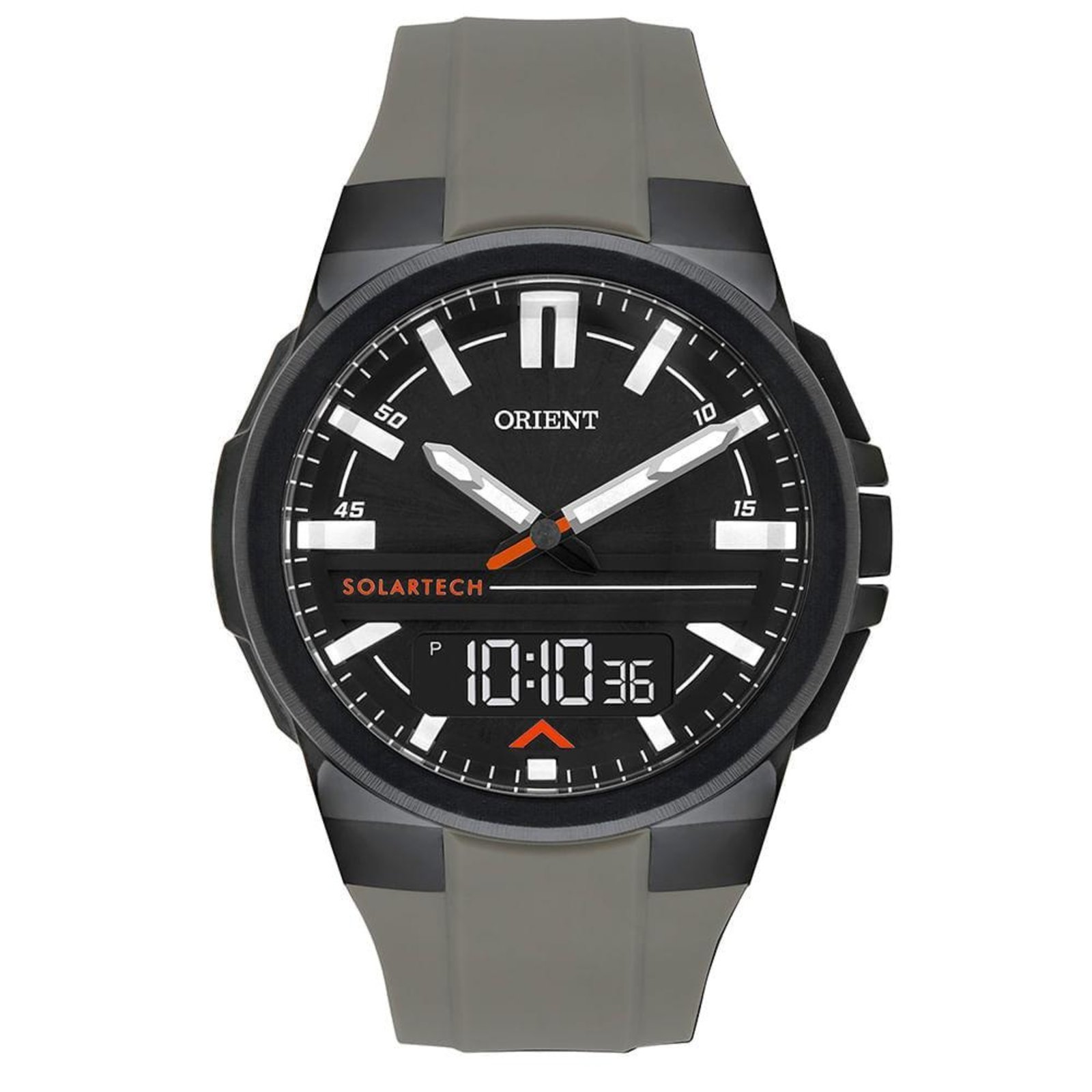 Relógio Masculino Solar Tech Orient Preto MPSPA010 P1MX Preto