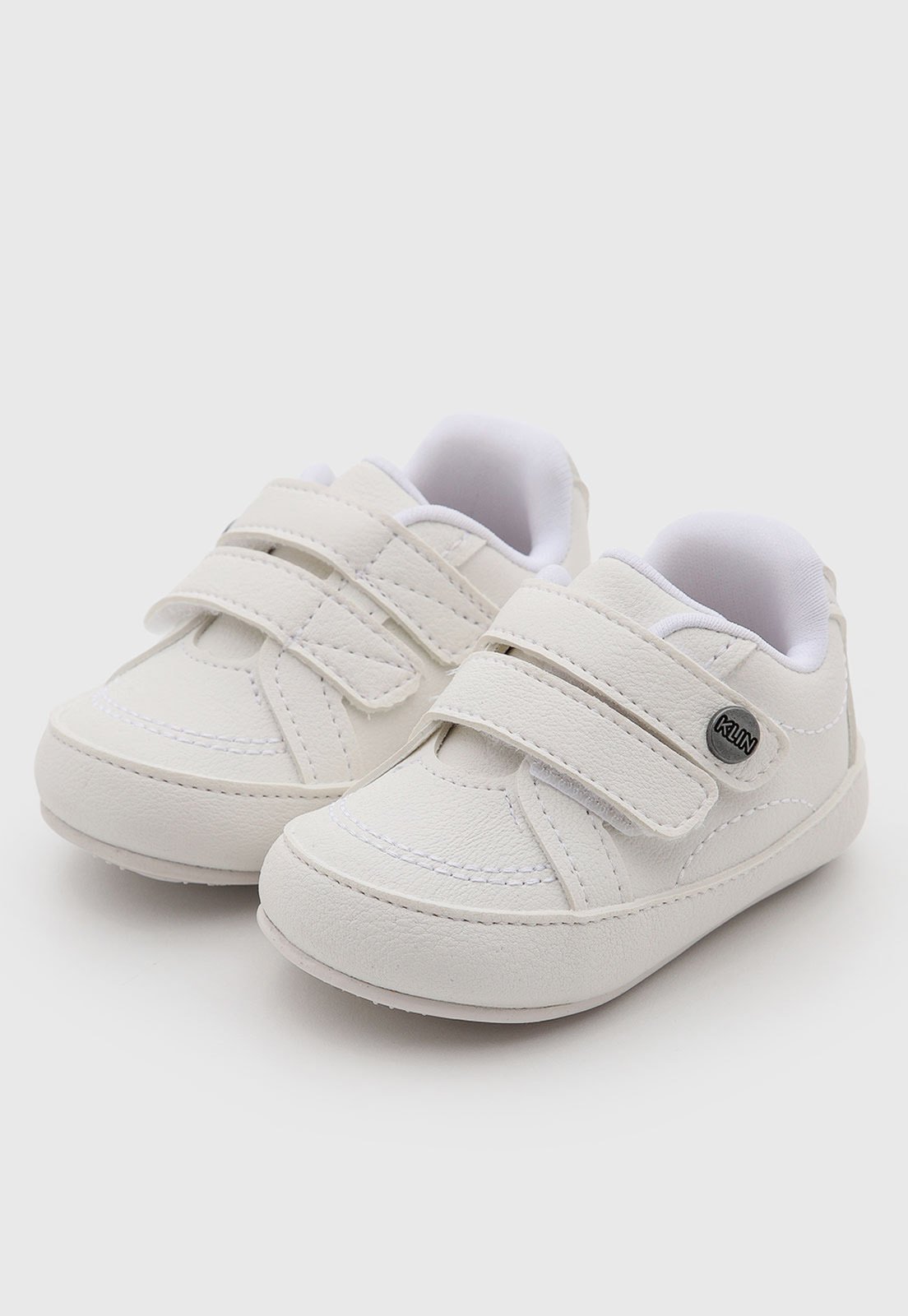 Infantil - Tênis Klin Casual Cano Baixo Branco