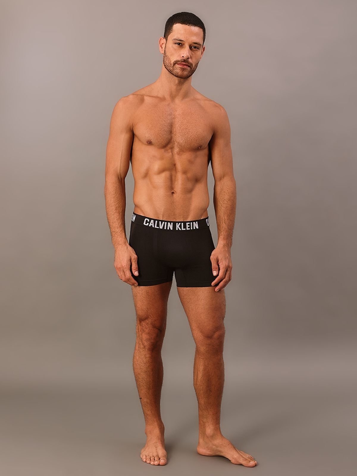 Kit 2 Cuecas Trunk Sem Costura - Preto ... Calvin Klein Jeans