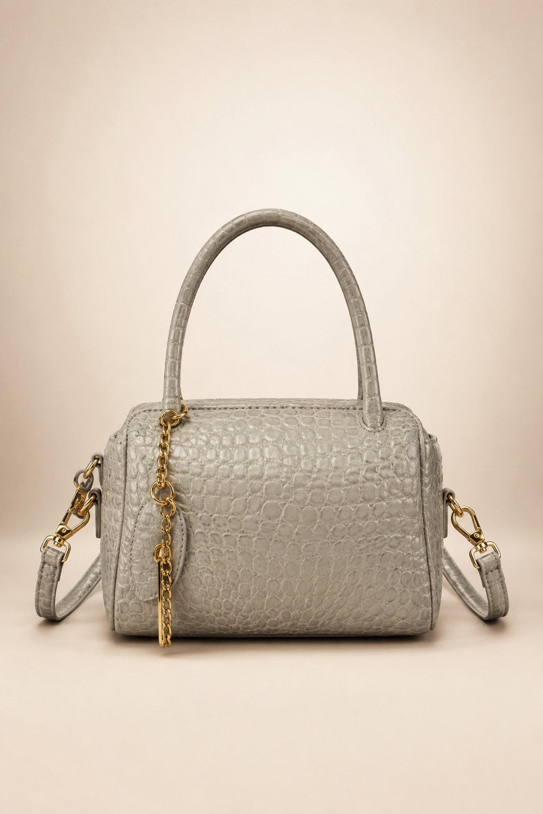 Bolsa Feminina D Bell Outlet Fashion Elegance Cinza