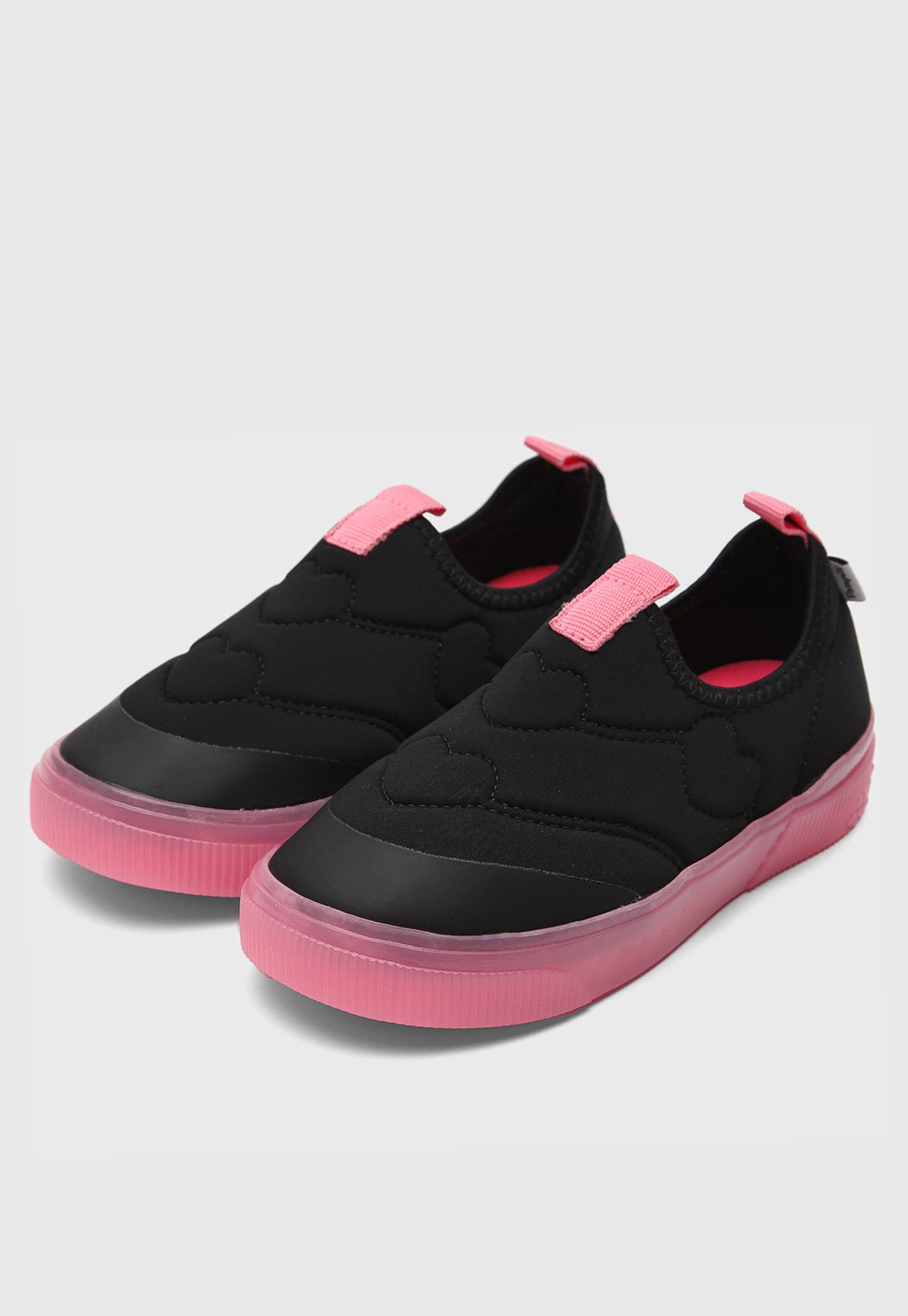 Infantil - Tênis Slip On Pampili Yumi Preto