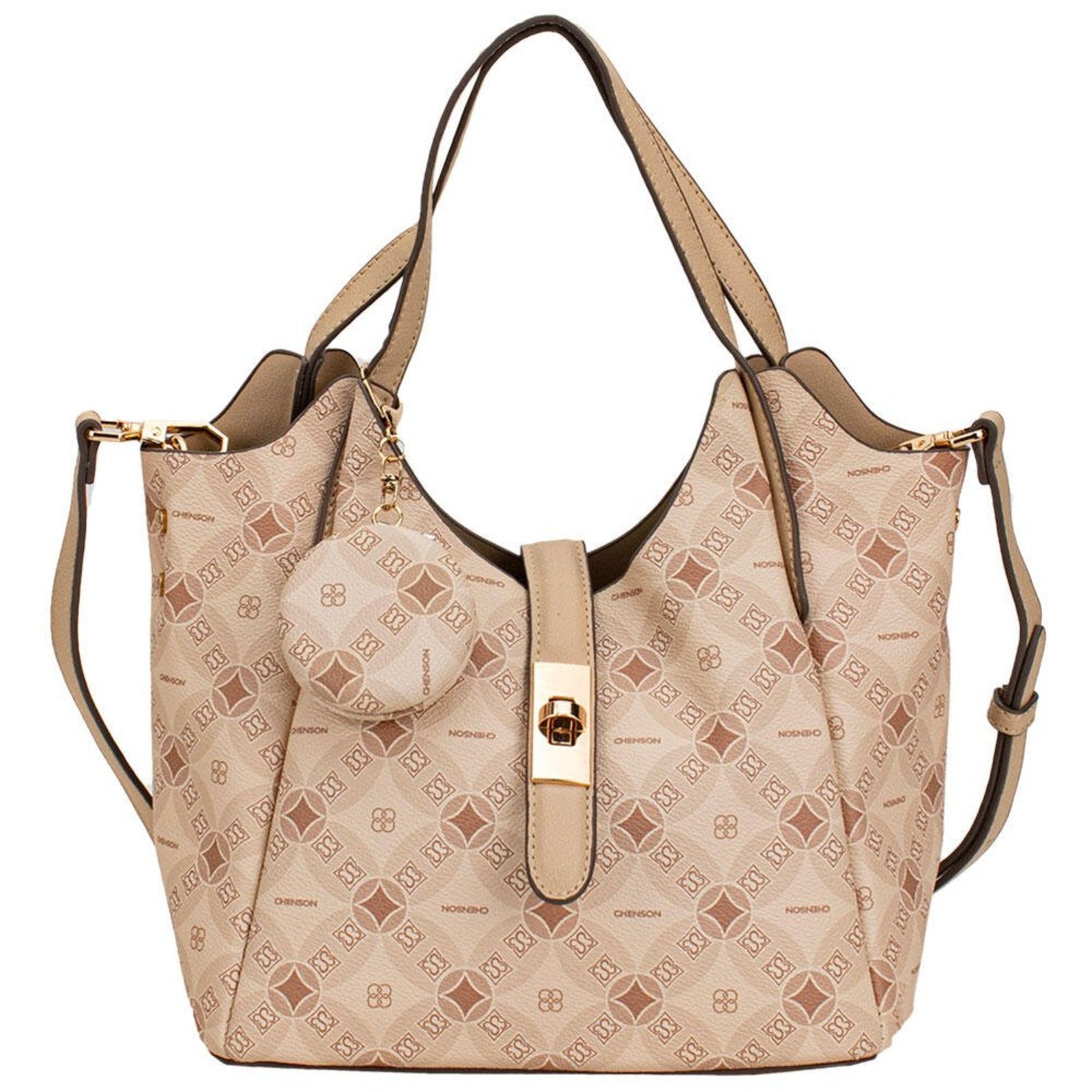 Bolsa Feminina Chenson Cg85380 1825380 Bege