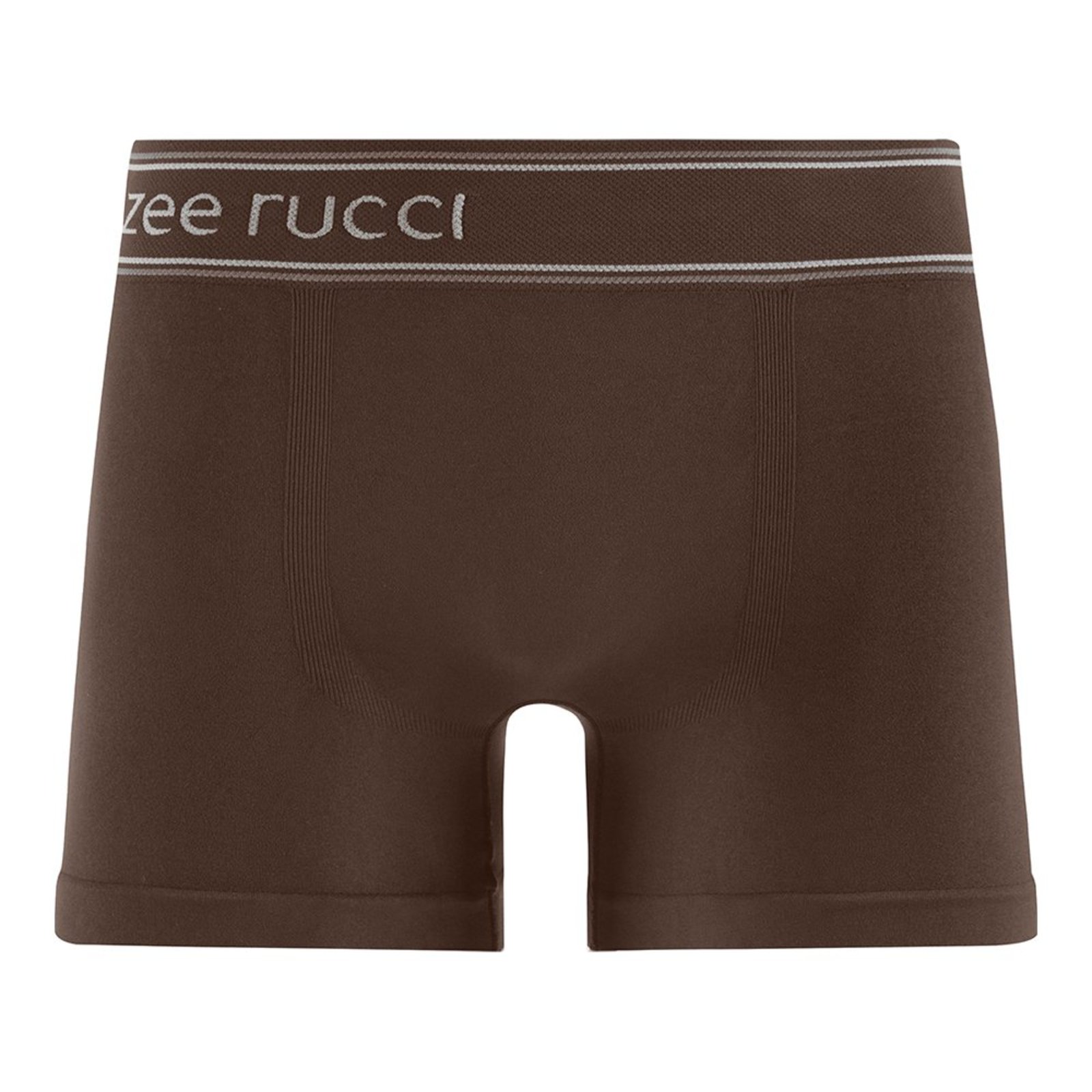 Cueca Boxer Linear Sem Costura Marrom