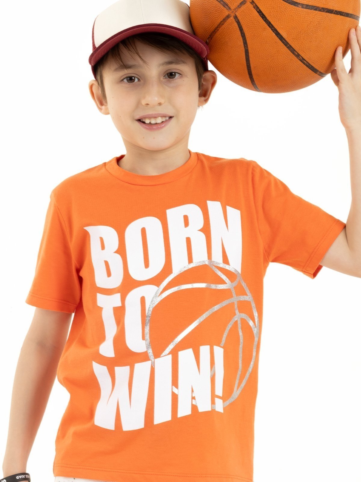 Vista 2 Infantil - Camiseta Menino de Verão em Algodão Arremesso Campeão Magicamente Kids branco Magicamente Kids branco