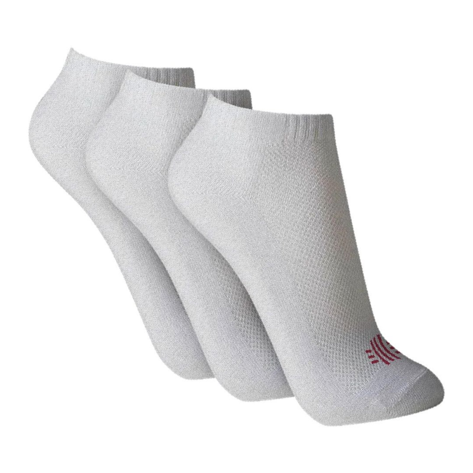 Kit 3 Pares de Meias Soquetes Brancas Somellos Macia