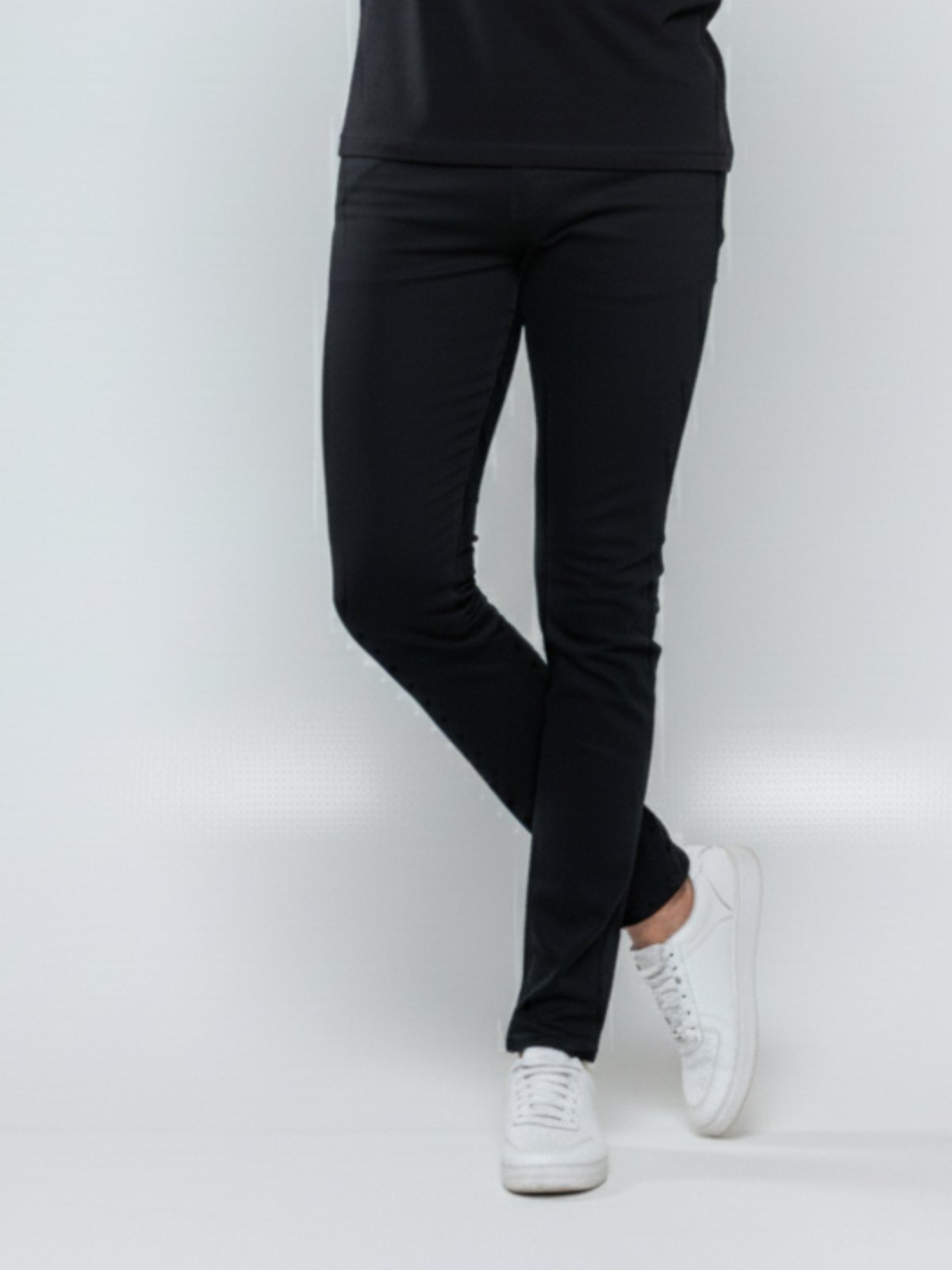 Calça Sarja Masculina Tempo Hábil Preta Confortável para o Dia a Dia