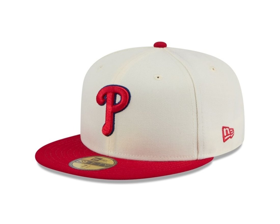 Bone New Era 59FIFTY Philadelphia Phillies MLB