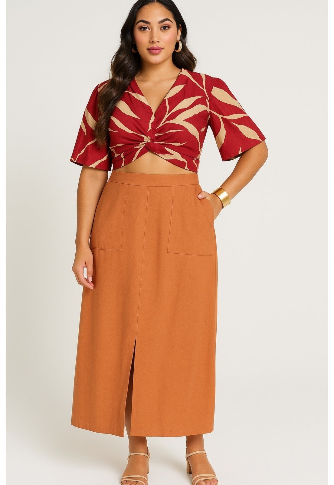 Blusa Rudély Viscose Vermelho