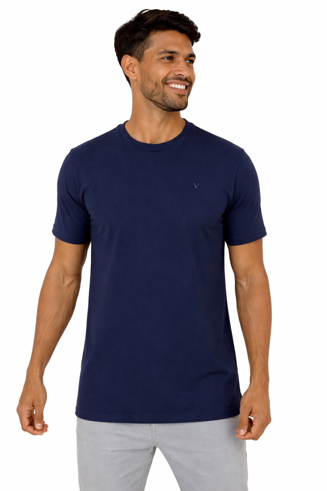 Camisa Basica D Bell Outlet Fashion Azul
