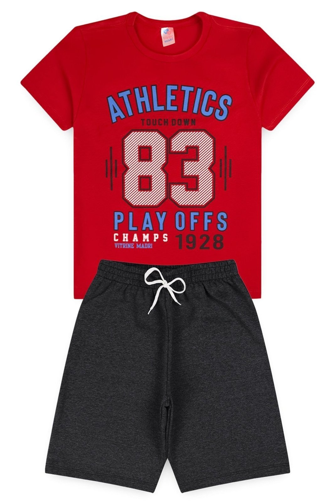 Infantil - Conjunto Juvenil Verão Masculino Athletics Play