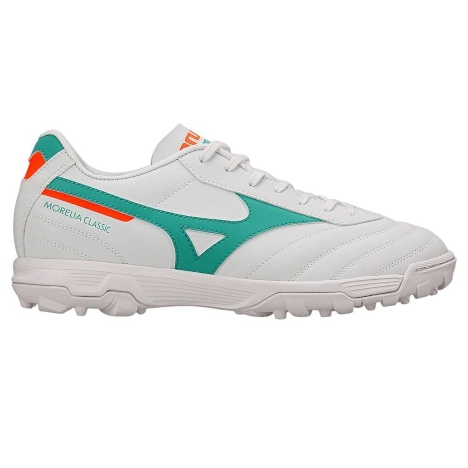 Chuteira Society Mizuno Morelia Classic AS - Branco - Mizuno