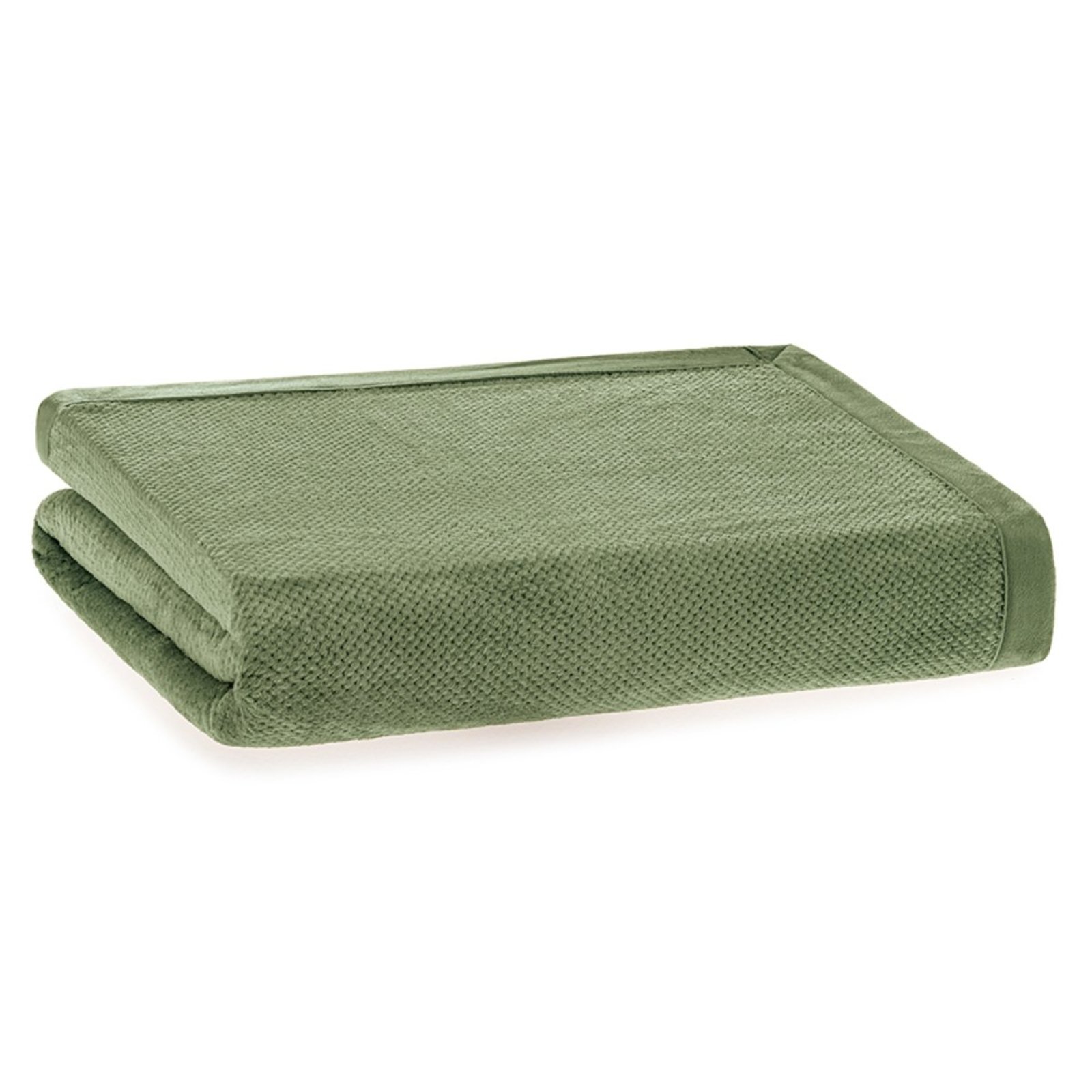 Manta Queen Karsten Microfibra Prades Fleece Verde