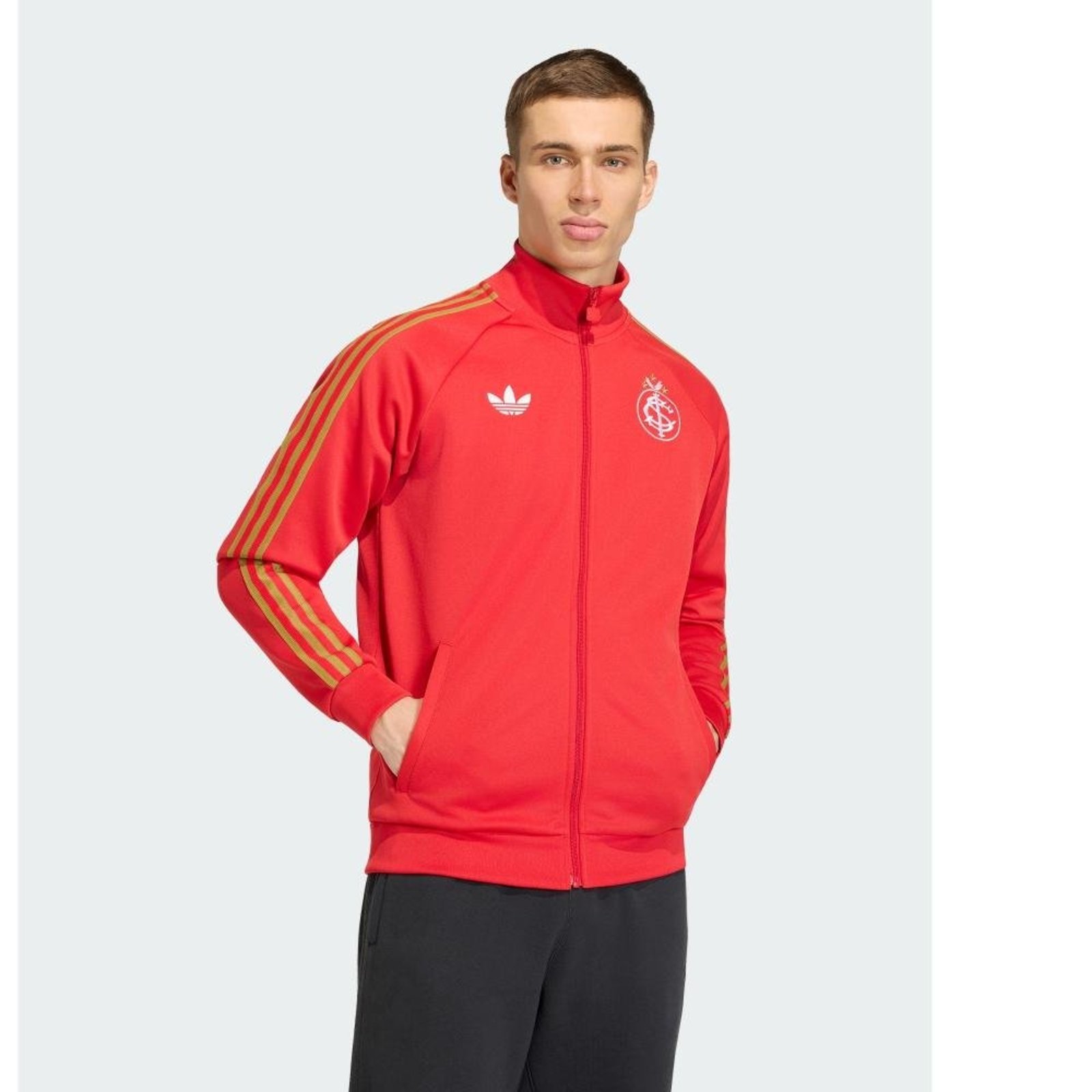 jaqueta Originals Internacional adidas Performance Vermelho