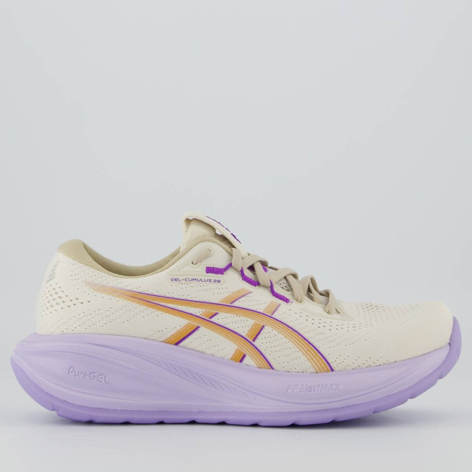 Tênis Asics Gel Cumulus 28 Feminino Off White