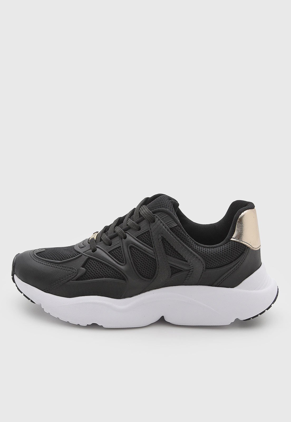 Tênis Feminino Vizzano Cano Baixo Preto